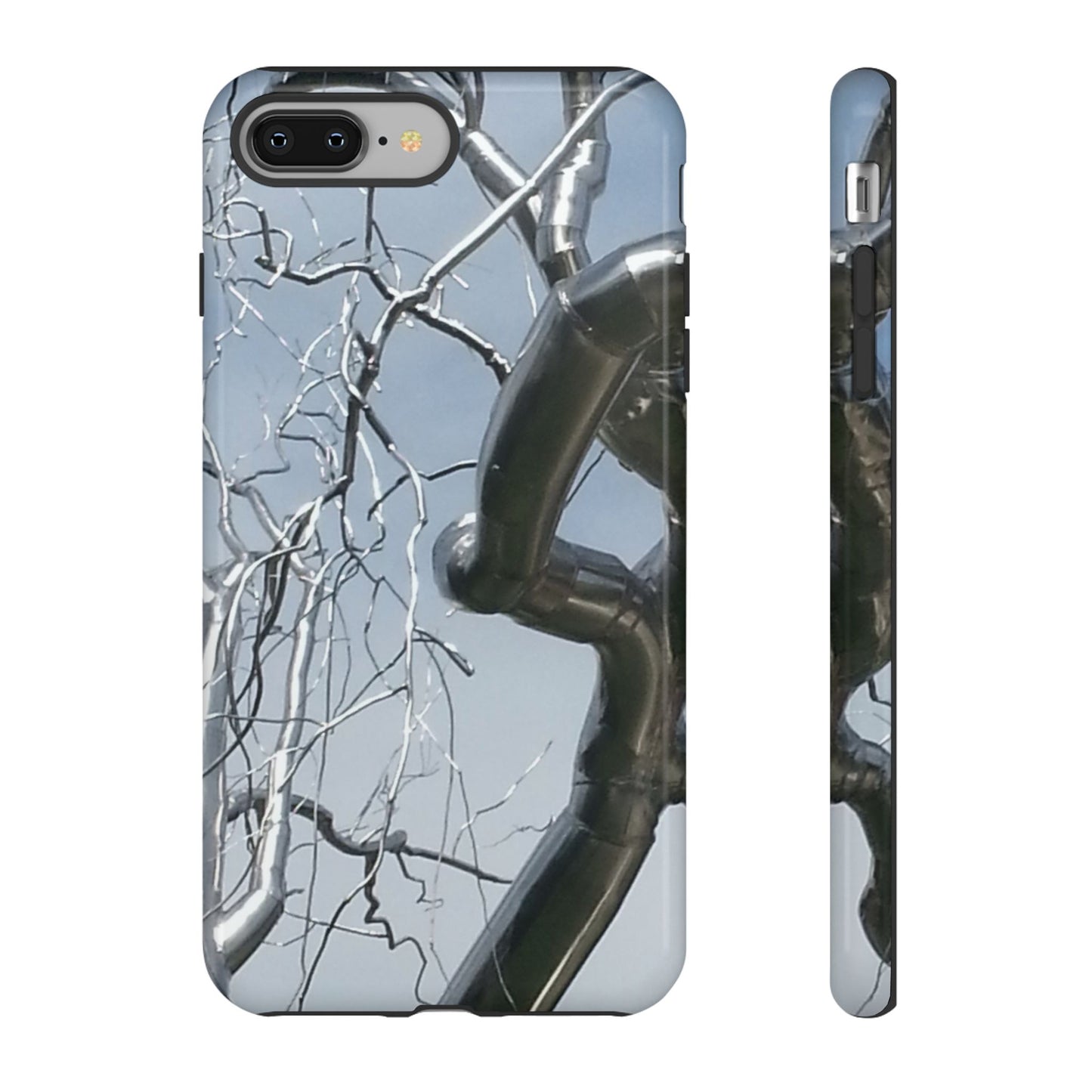 Phone Case - Durable Phone Protector with Bold Metal Nature-inspired Design