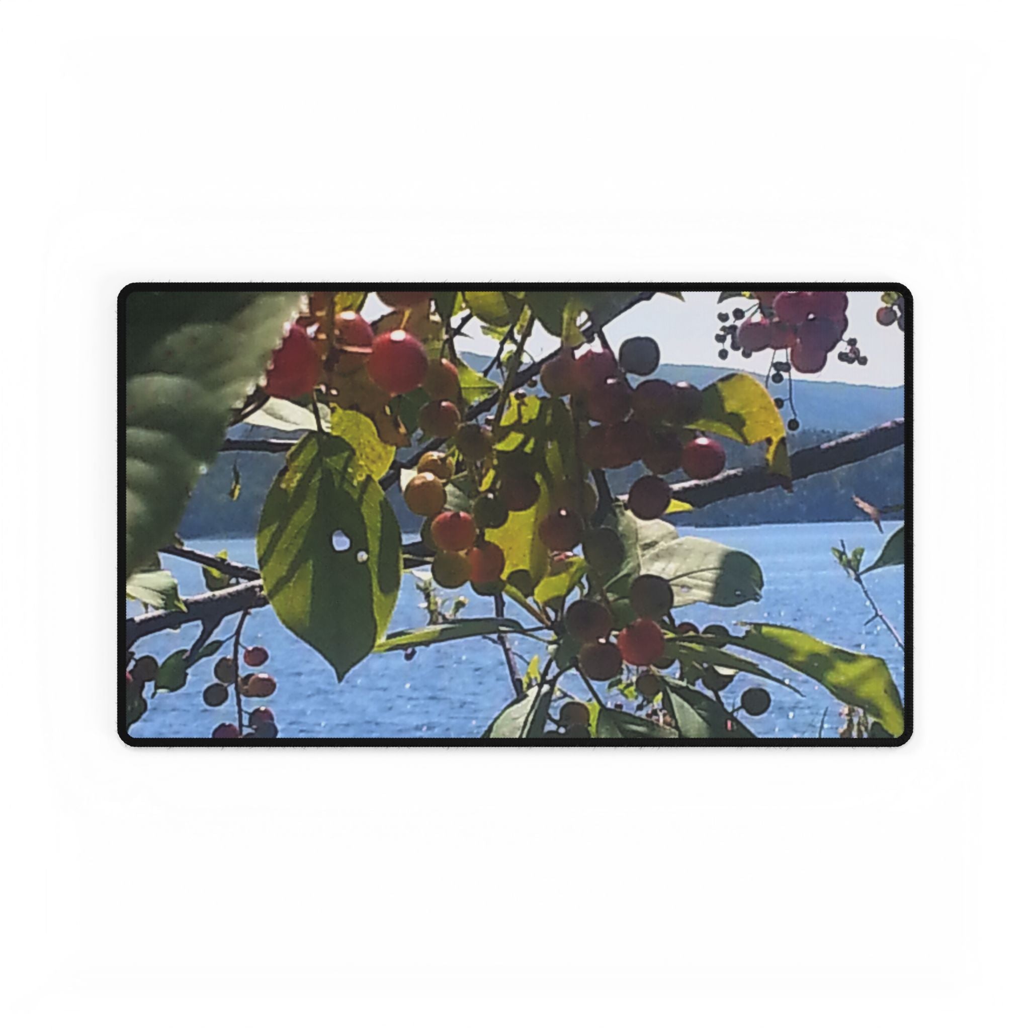 Sunlit Berry | Shoreline Desk Mat | The Flow Collection