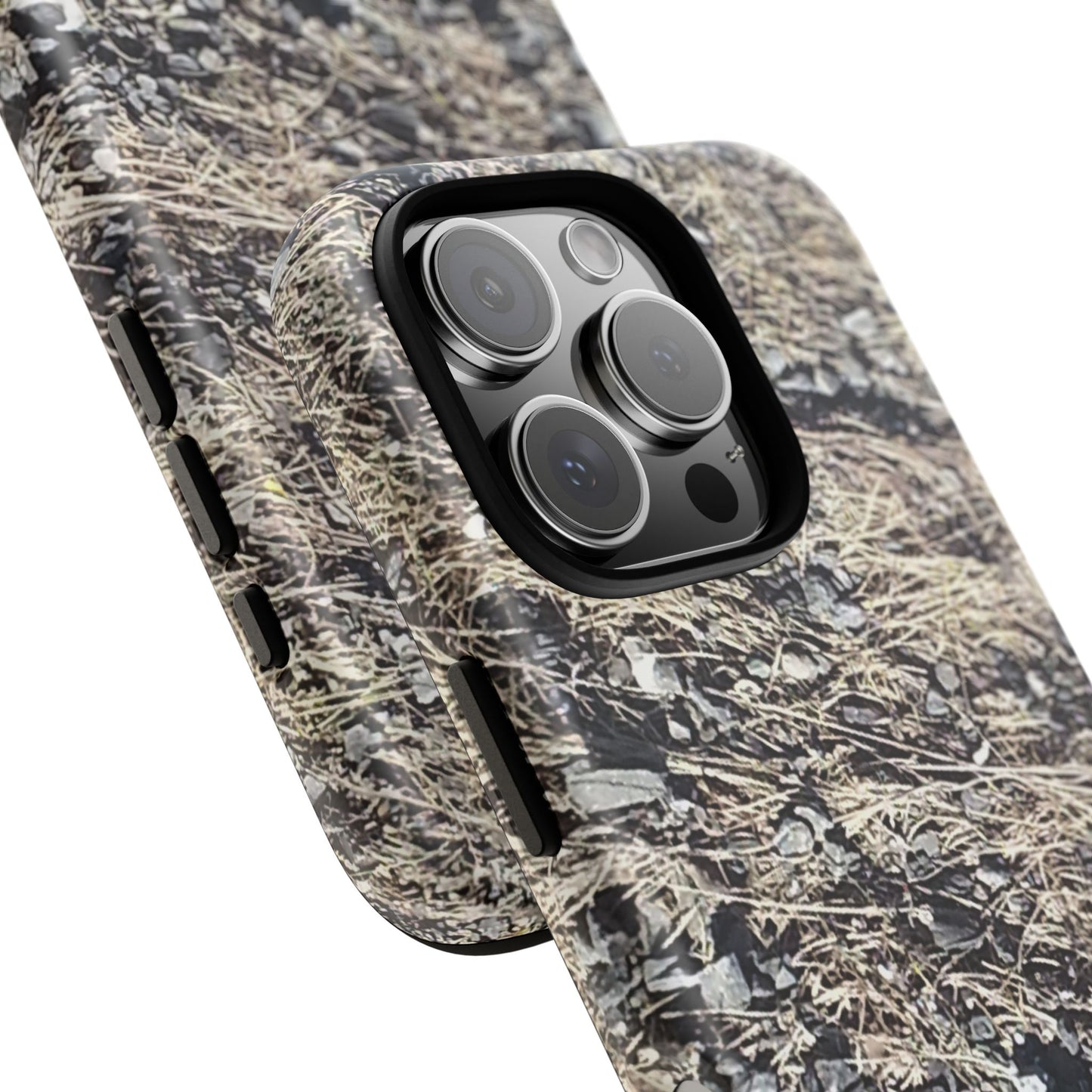 Phone Case -  Nature-Inspired Stone Bed Design for Outdoor Enthusiasts