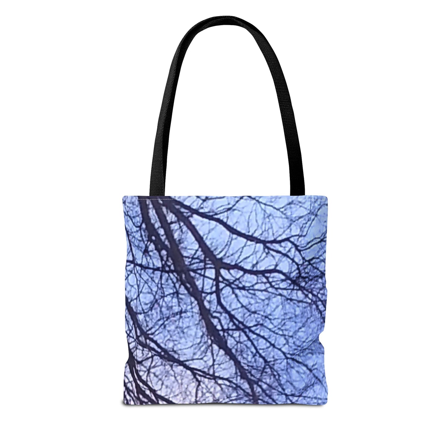 Tote Bag - Nature-Inspired - Tree Silhouette against Blue Sky