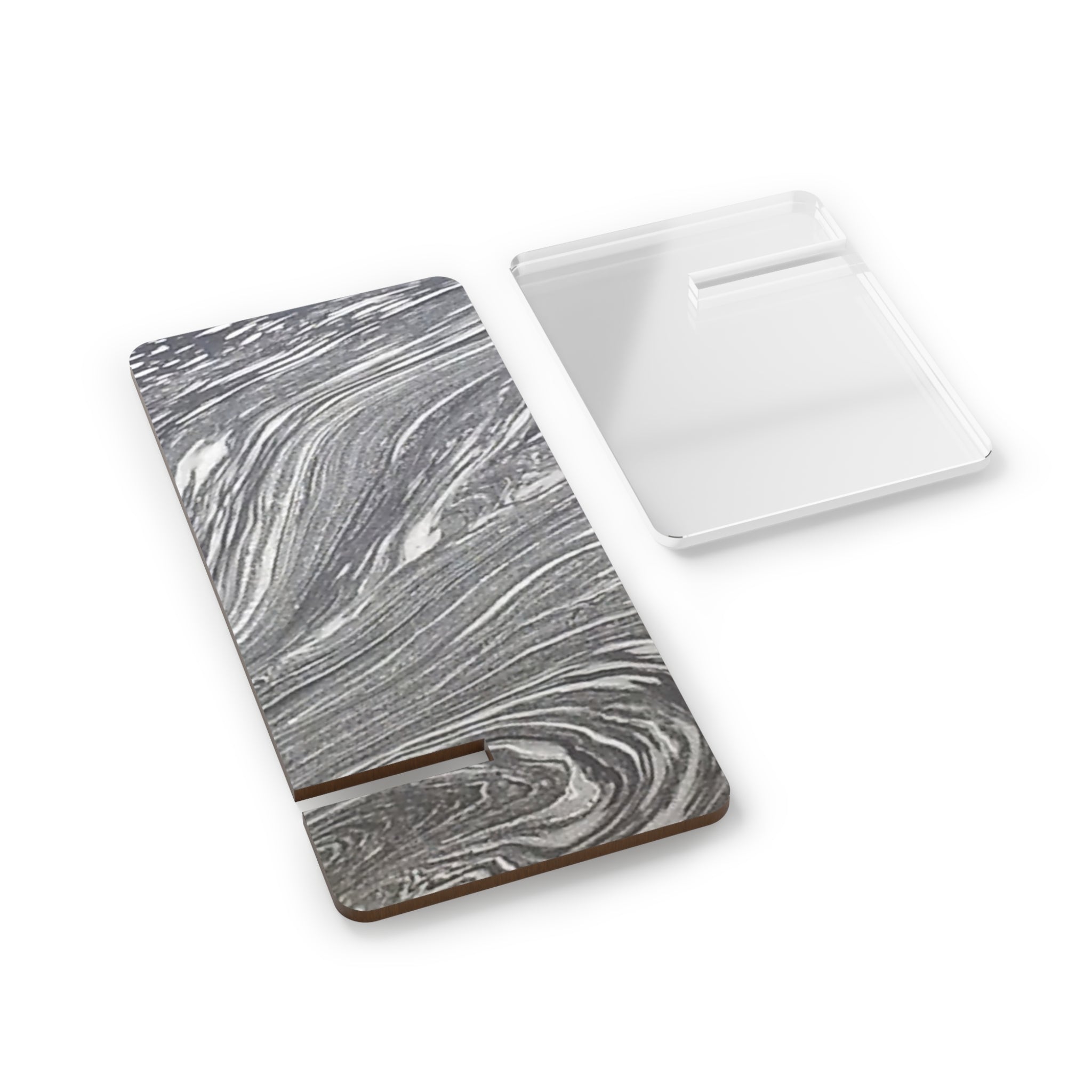 Grounded Texture | Sculpted Mineral Swirl Phone Stand | The Inspiration Collection