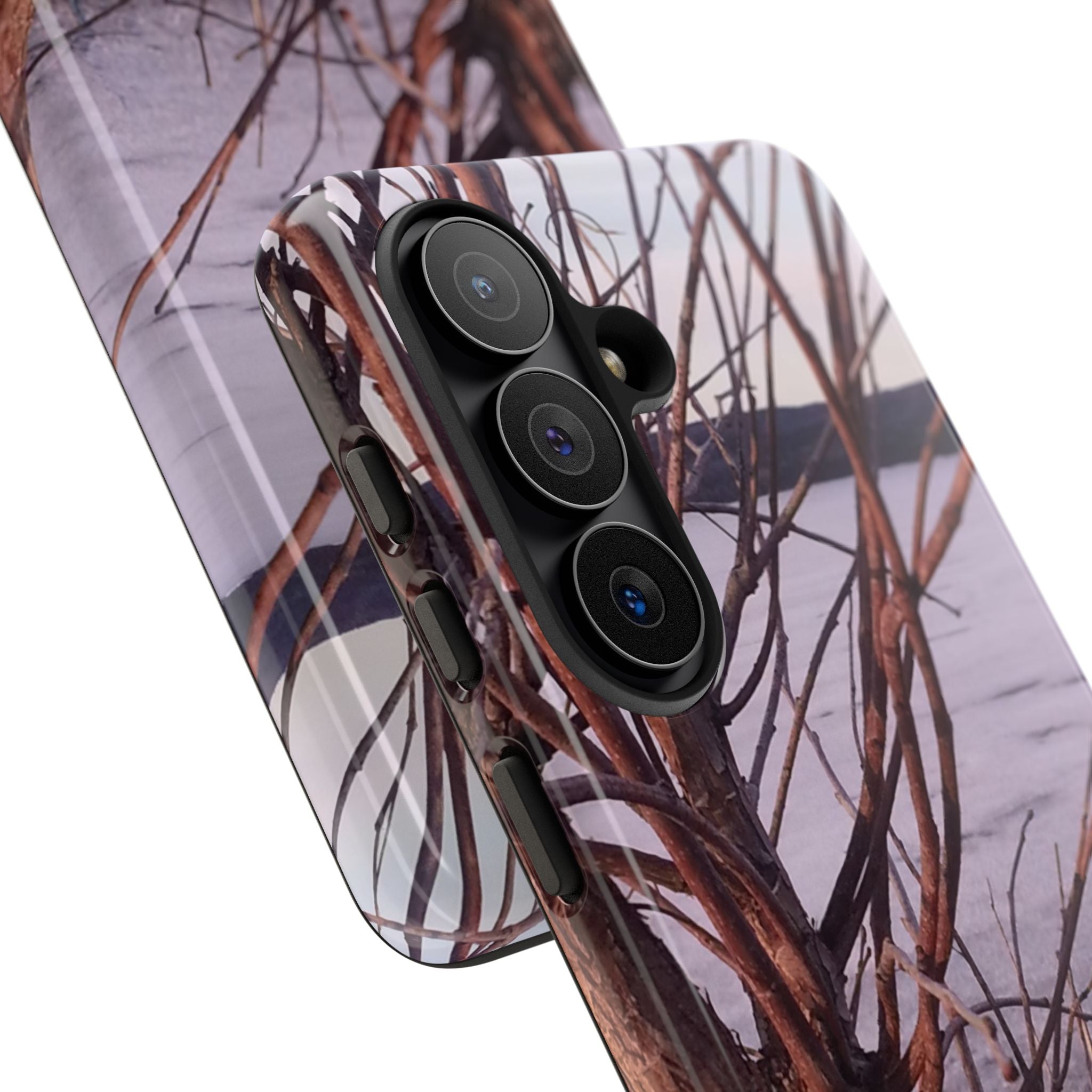 Creative Spark | Ethereal Winter Branch Aesthetic Phone Case | The Flow Collection