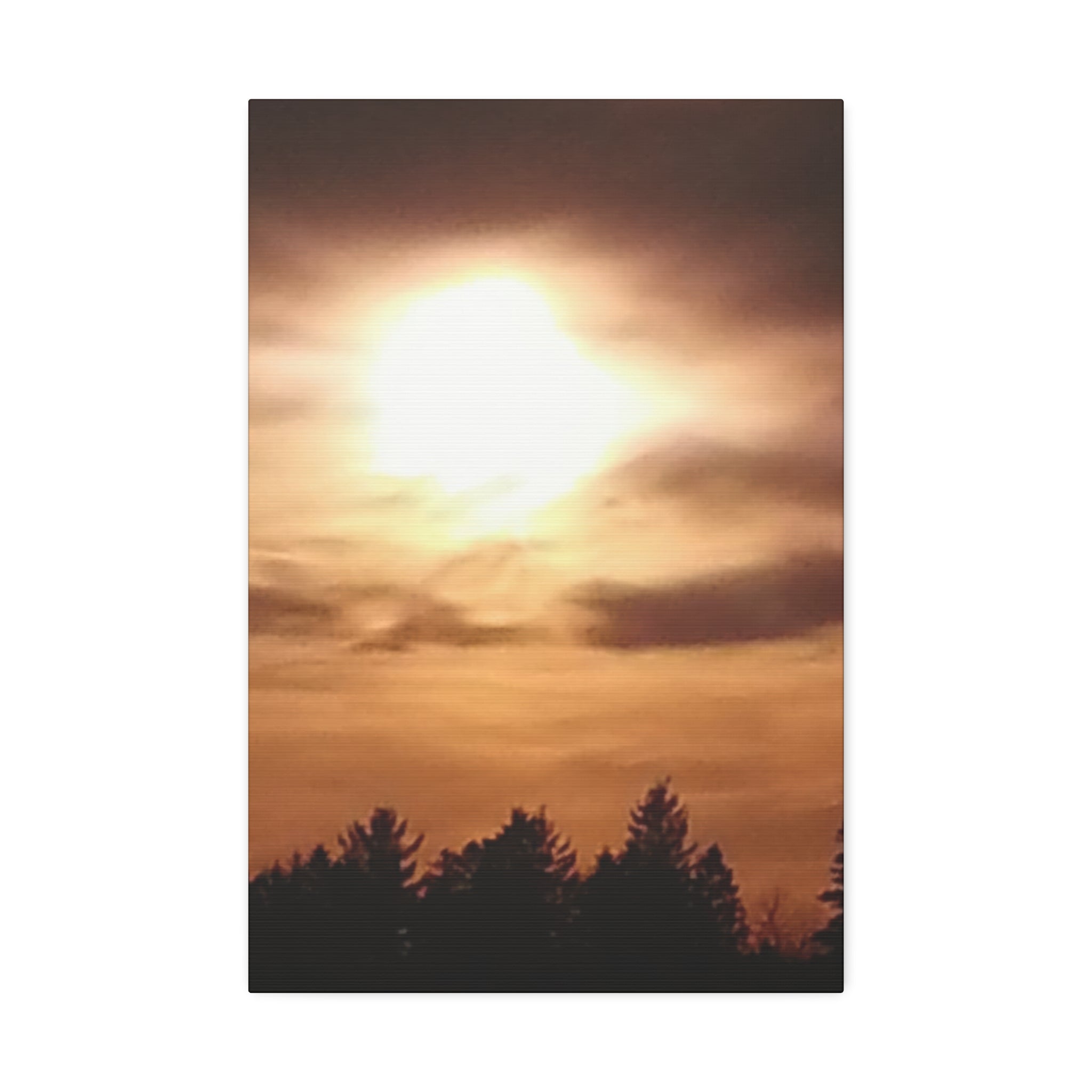Eternal Glow | Golden Hour Skyline Wall Art | The Rooted Collection