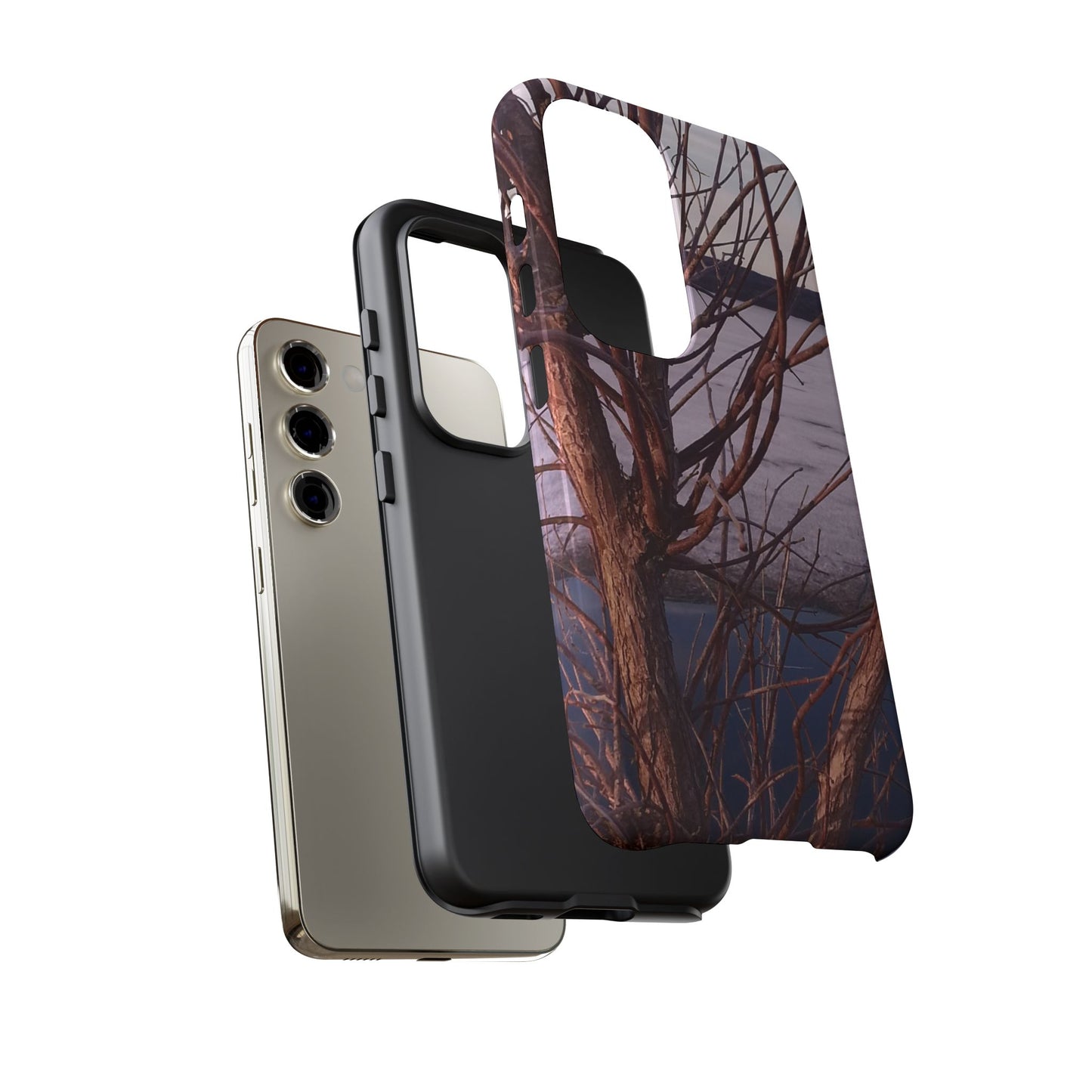 Phone Case - Nature-Inspired Winter Tree Design