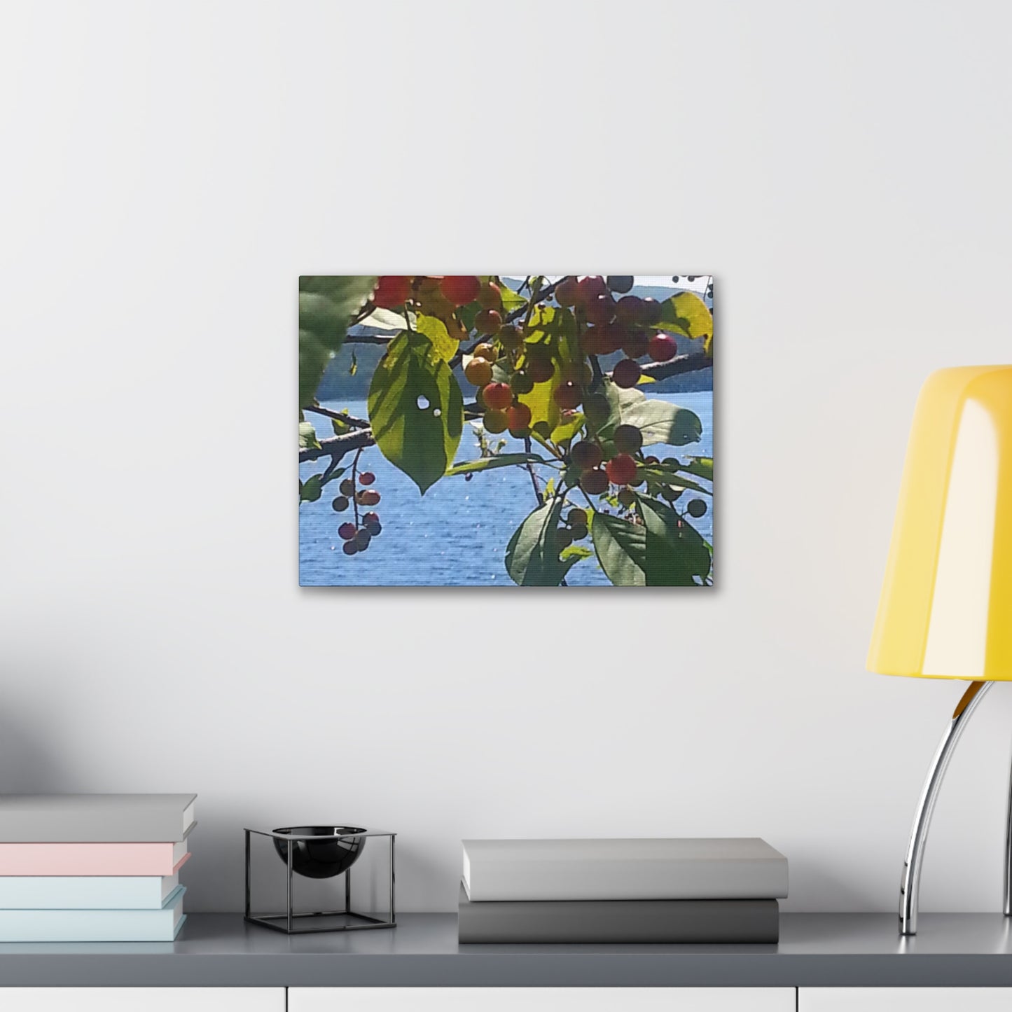 Canvas Art  Nature-Inspired - Scenic Berry Branch