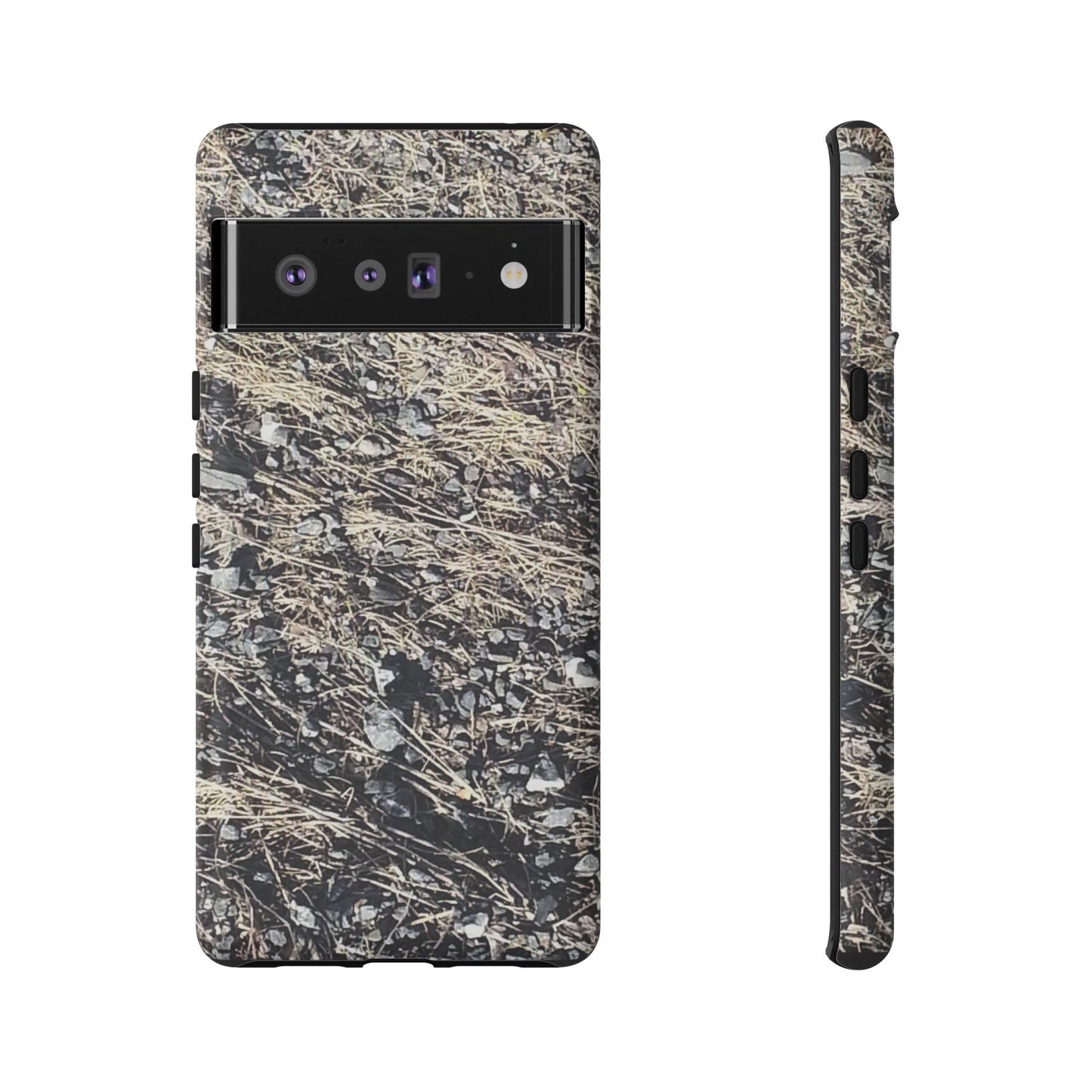 Phone Case -  Nature-Inspired Stone Bed Design for Outdoor Enthusiasts