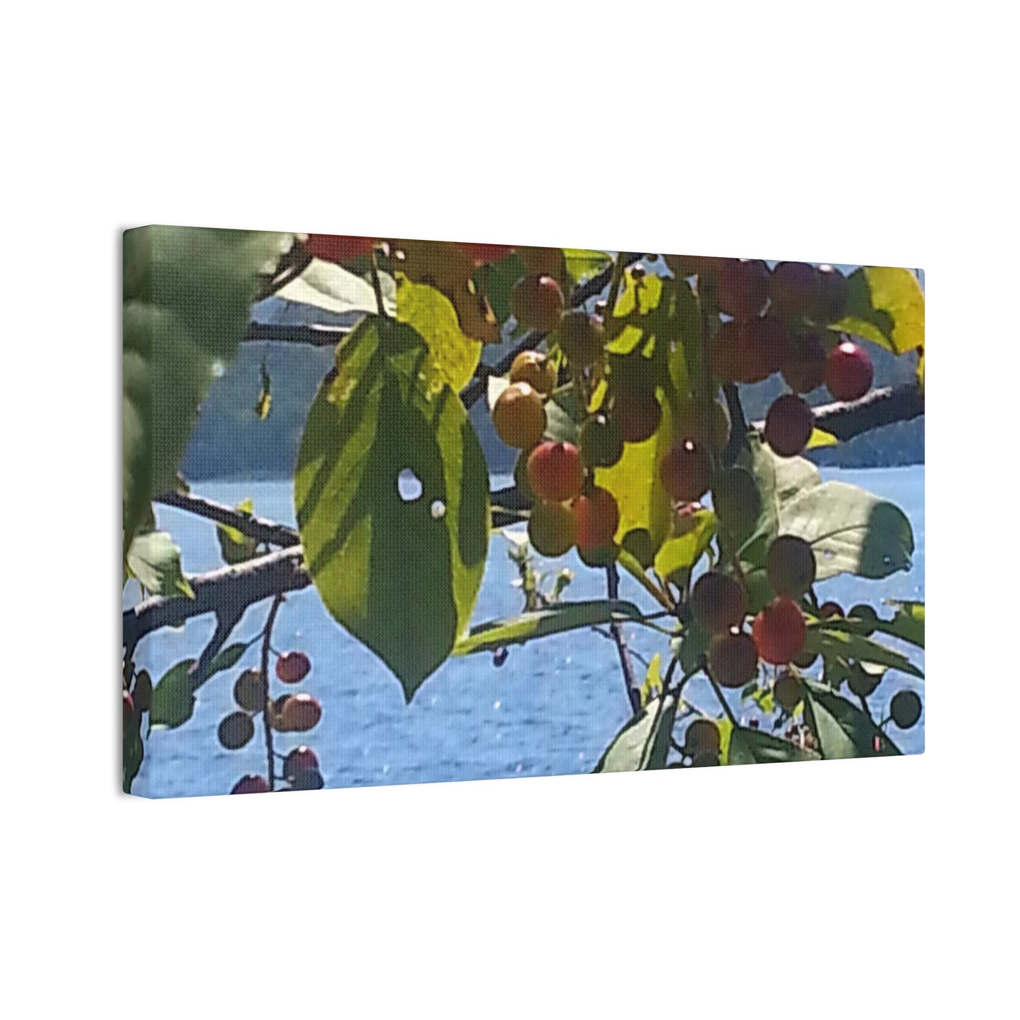 Canvas Art  Nature-Inspired - Scenic Berry Branch