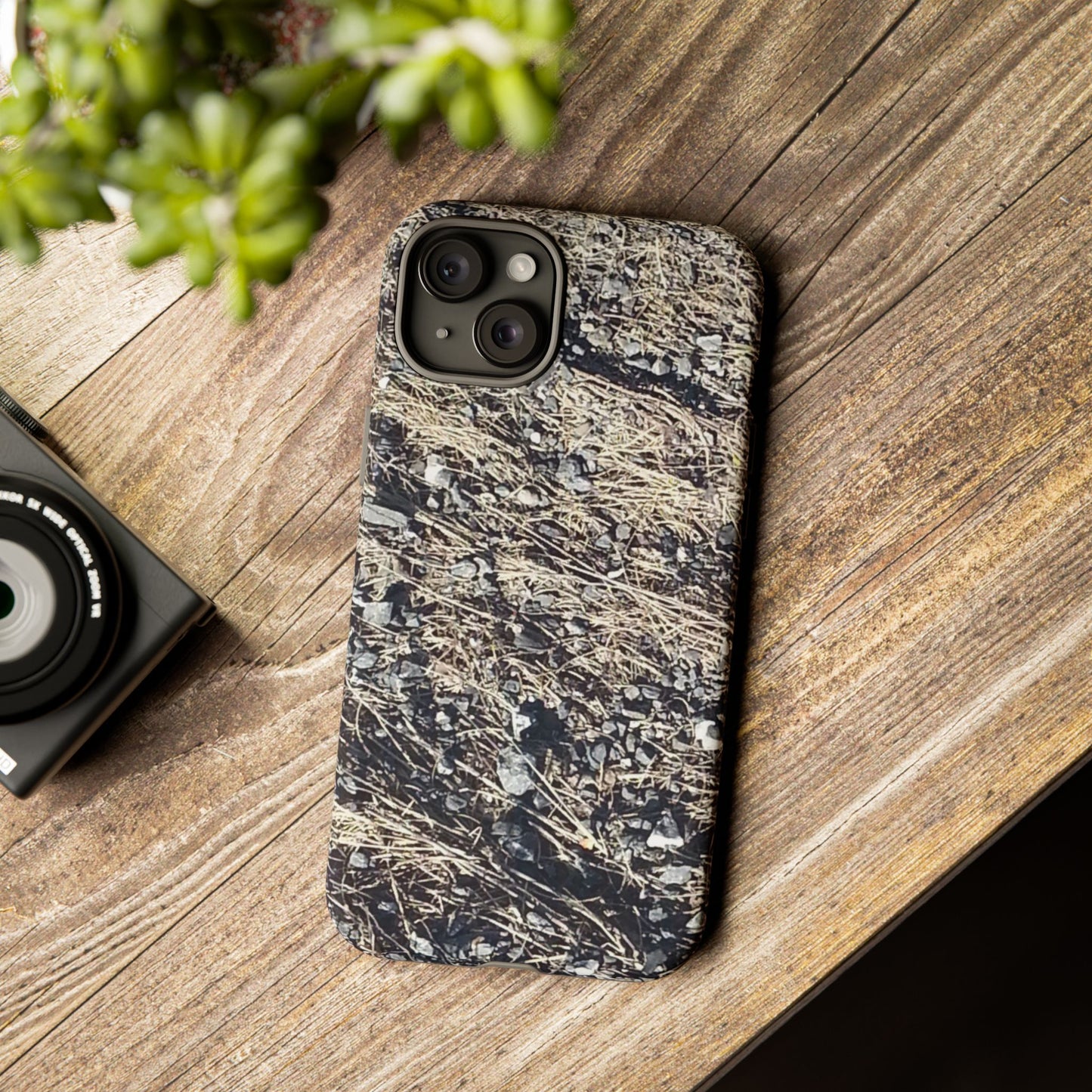 Phone Case -  Nature-Inspired Stone Bed Design for Outdoor Enthusiasts