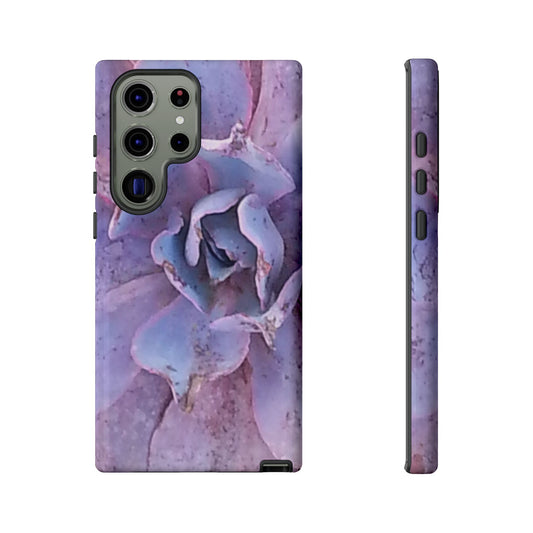 Nature-Inspired Phone Case with an #originalphotograph of a lavender toned succulent from #theGetty
