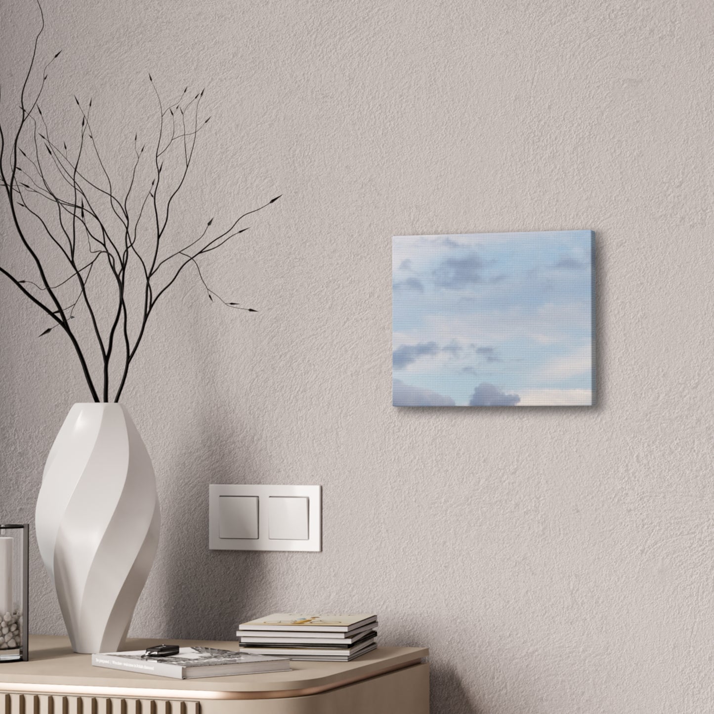 Canvas Wall Art - Serene Sky for Tranquil Home Decor