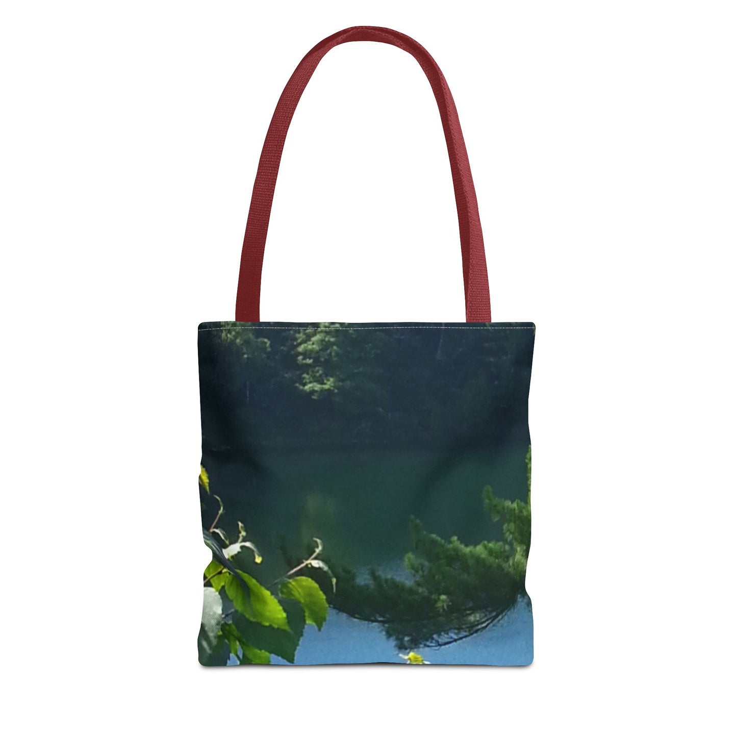 Tote Bag - Nature-inspired Looking Out at the Lake - Ideal for Outdoor Enthusiasts