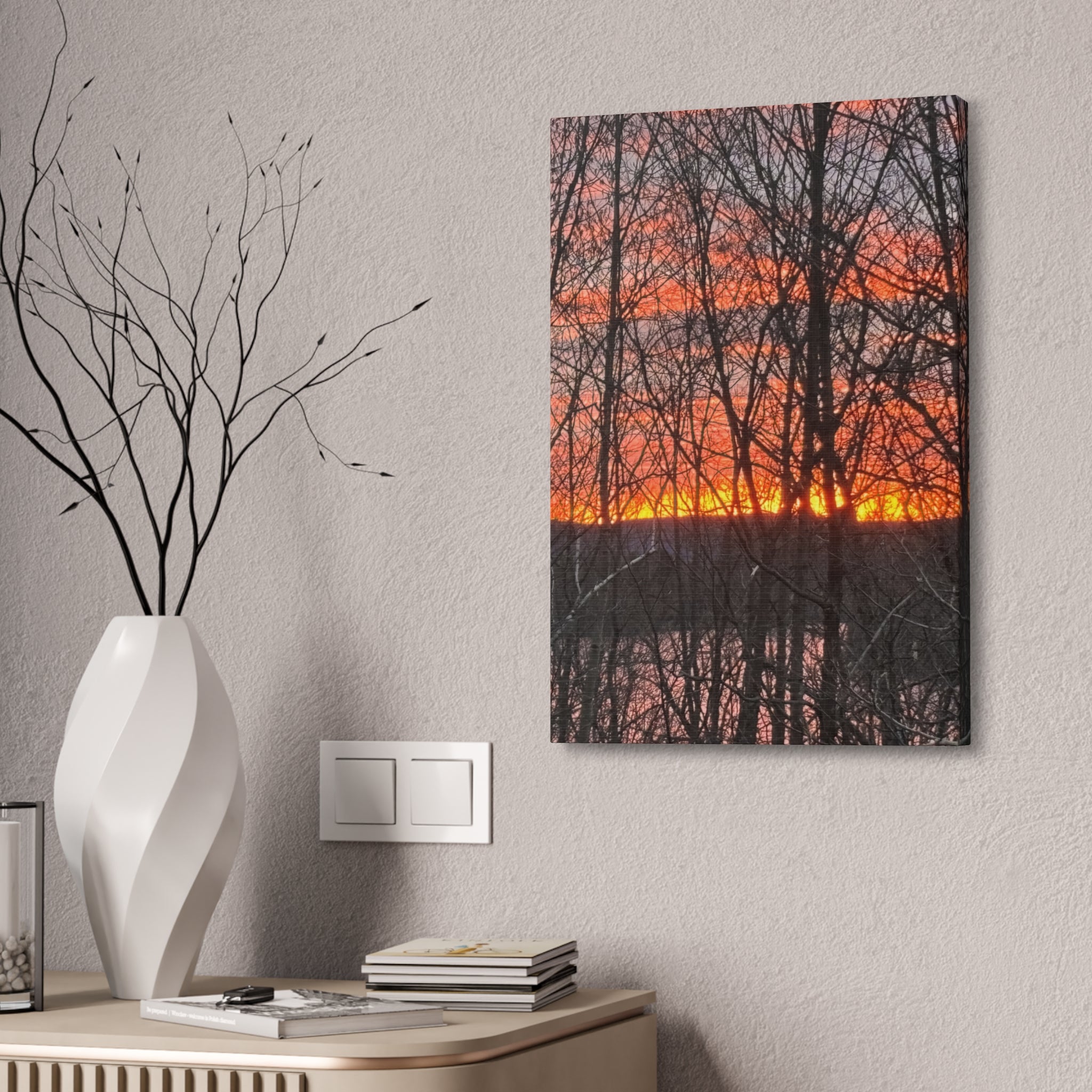 Gilded Forest | Sun-Drenched Timber  Wall Art | The Nurture Collection