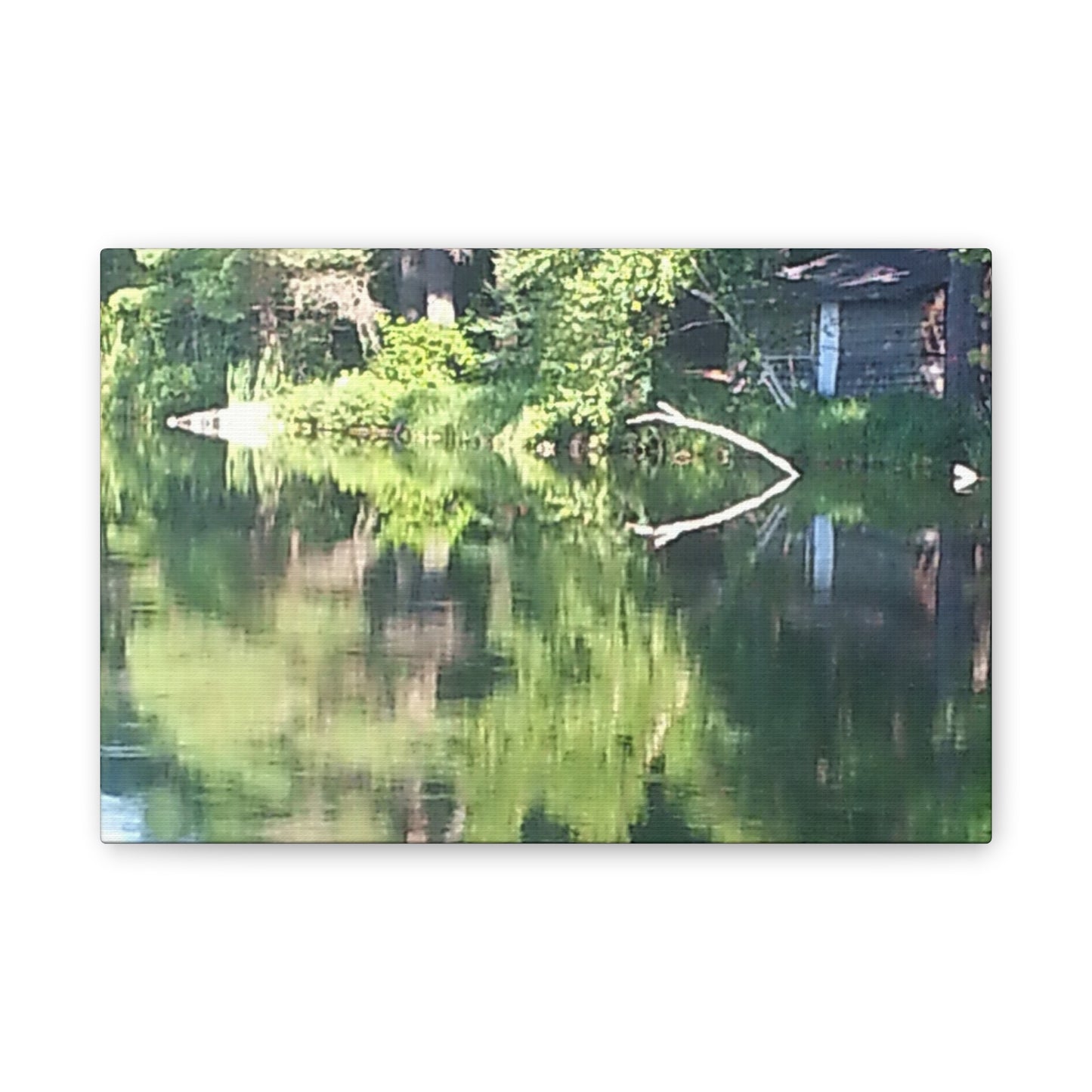 Canvas art - Tranquil Lake Reflection