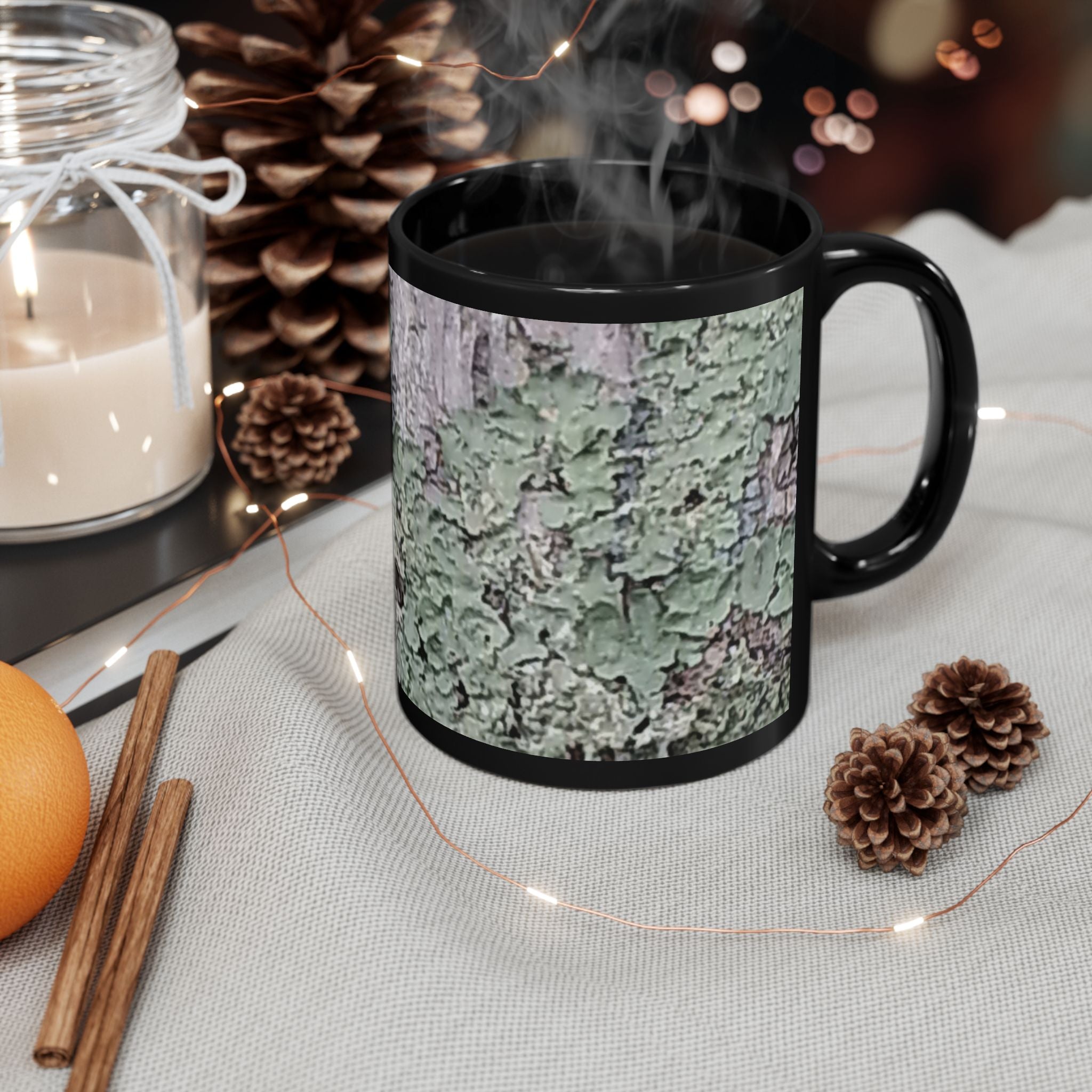 Lichen Texture | Woodland Bio-Pattern Drinkware | The Rooted Collection