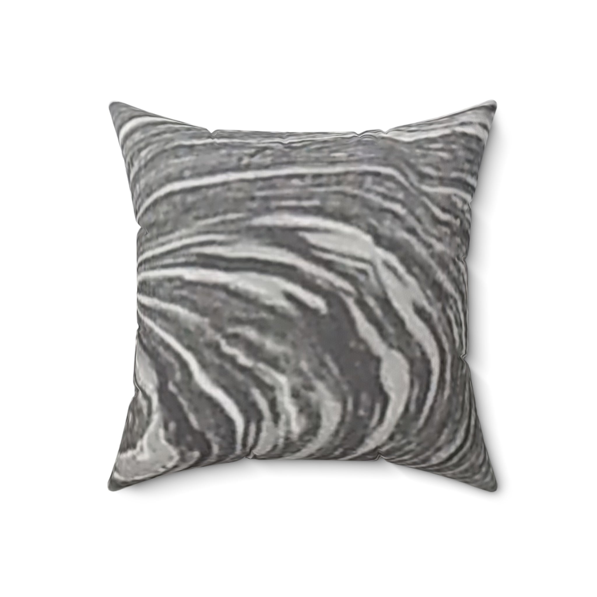 Grounded Comfort | Charcoal Marbled Pillow | The Inspiration Collection
