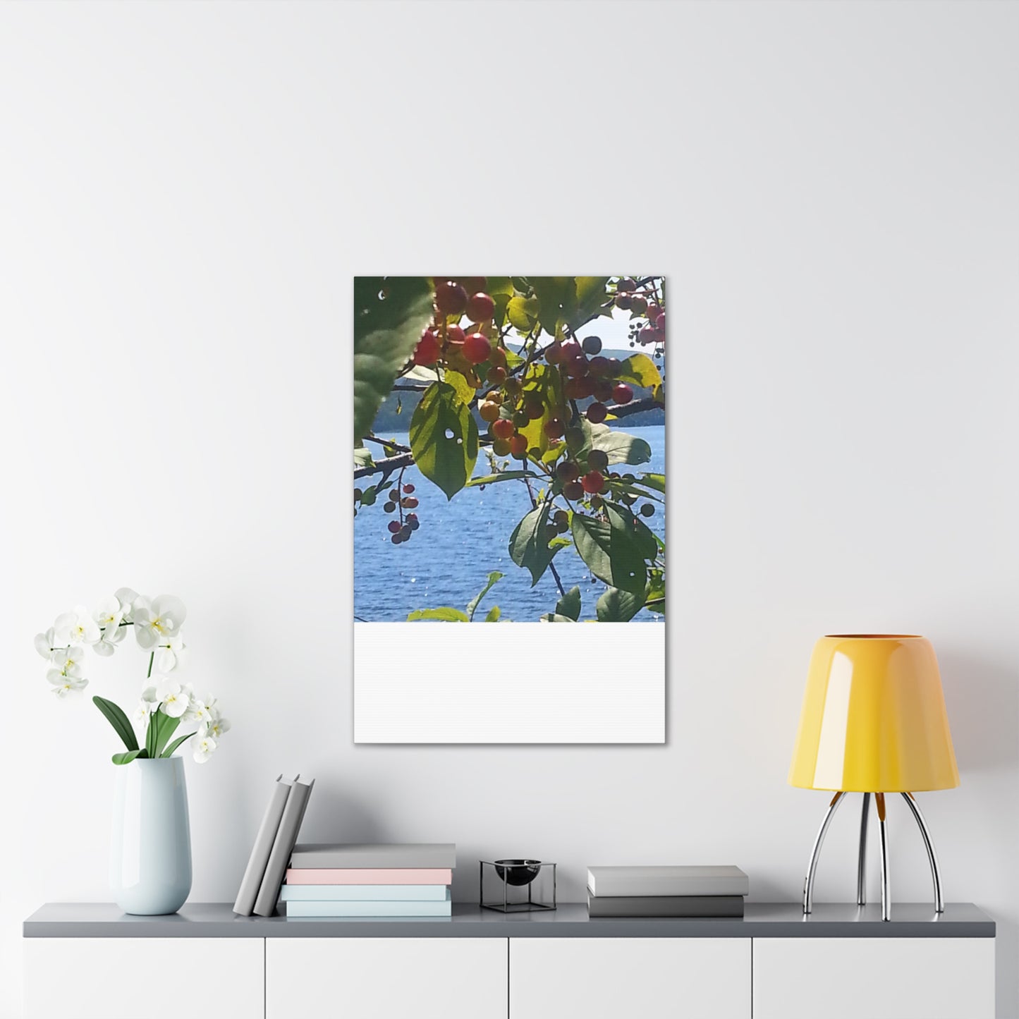 Canvas Art  Nature-Inspired - Scenic Berry Branch