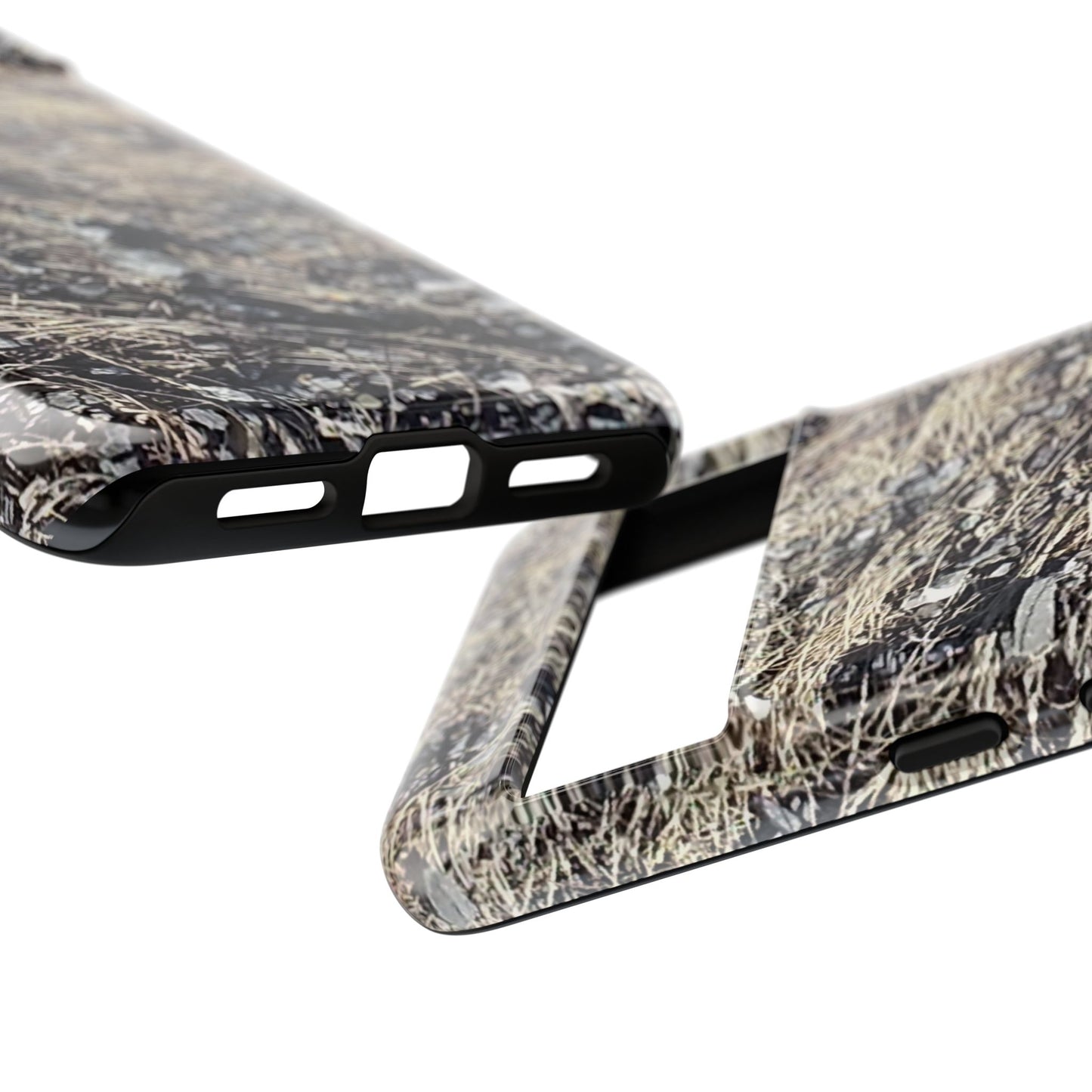 Phone Case -  Nature-Inspired Stone Bed Design for Outdoor Enthusiasts