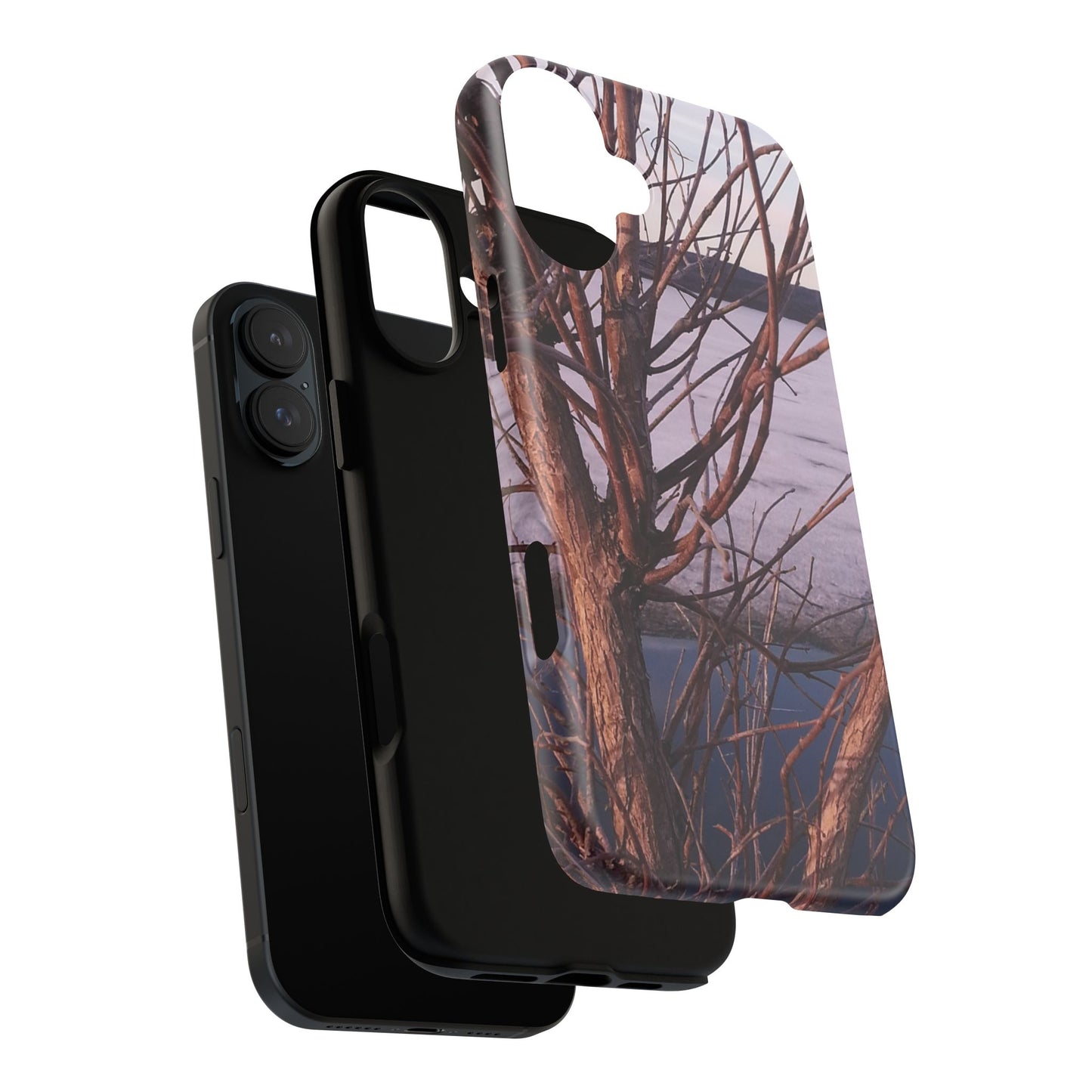 Phone Case - Nature-Inspired Winter Tree Design