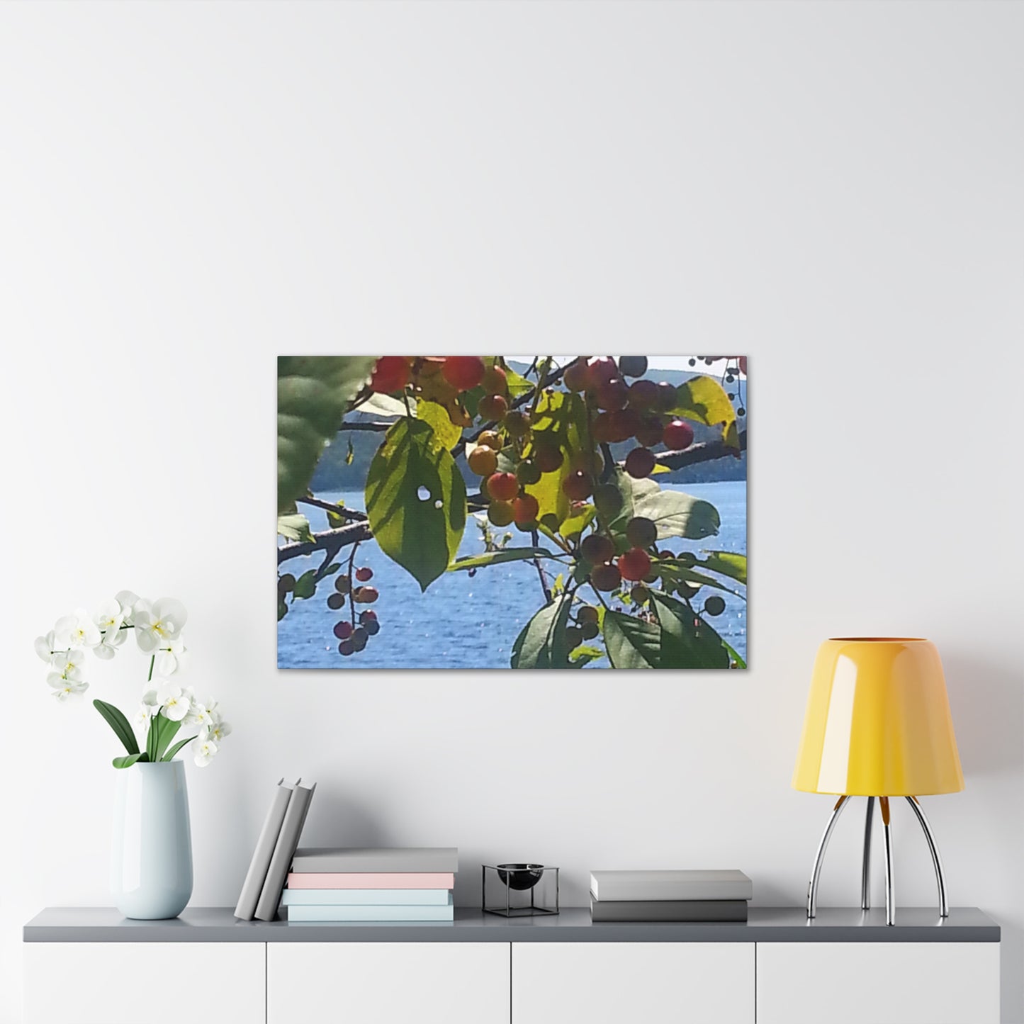 Canvas Art  Nature-Inspired - Scenic Berry Branch