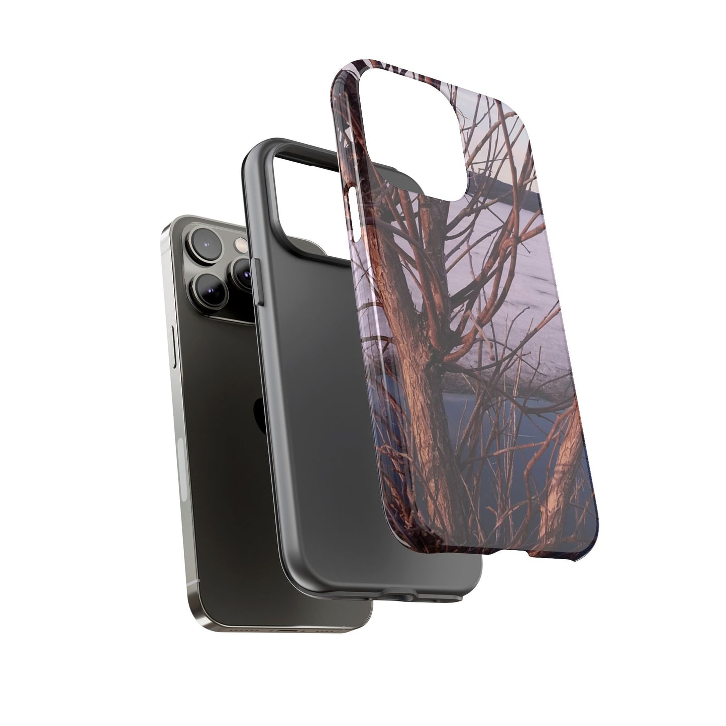 Phone Case - Nature-Inspired Winter Tree Design