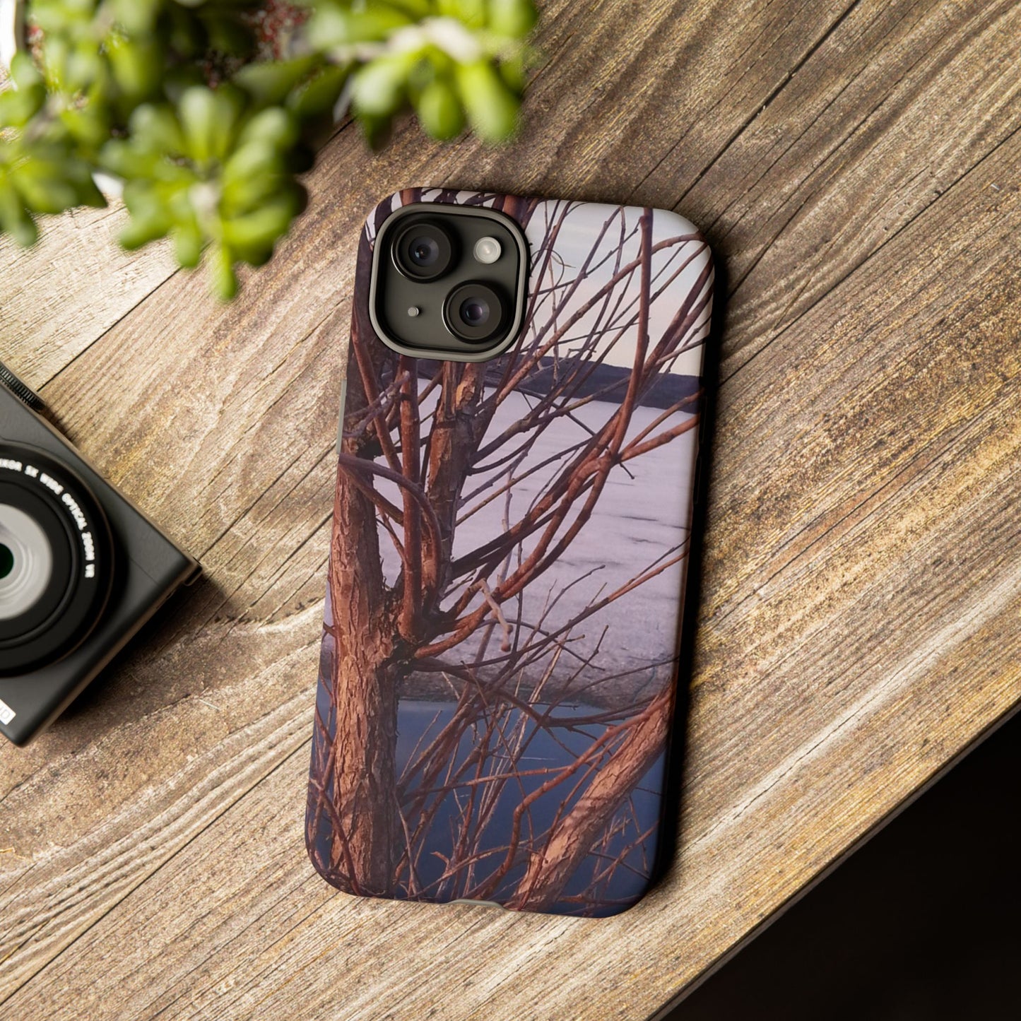 Phone Case - Nature-Inspired Winter Tree Design