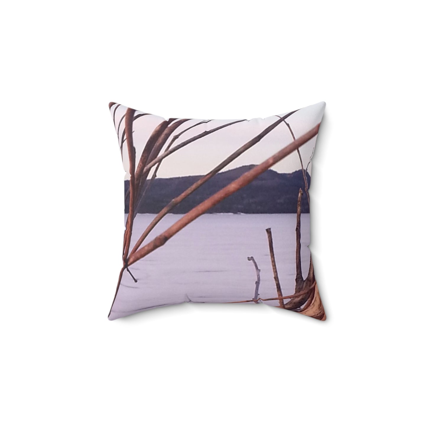 Pillow Nature-Inspired - Branches in Winter - Cozy Home Decor Accessory