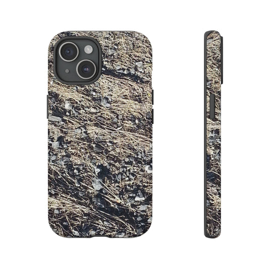 Phone Case -  Nature-Inspired Stone Bed Design for Outdoor Enthusiasts