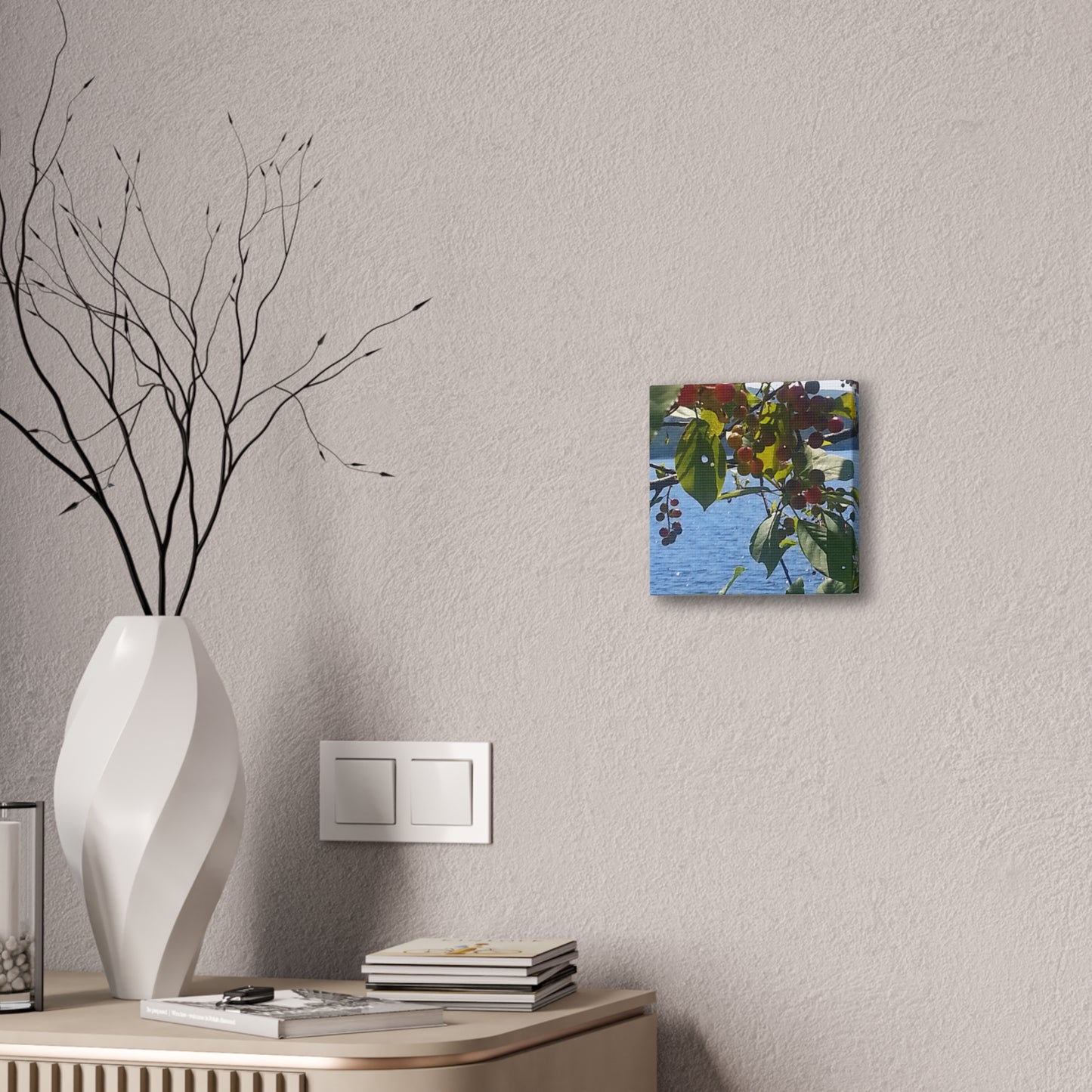 Canvas Art  Nature-Inspired - Scenic Berry Branch