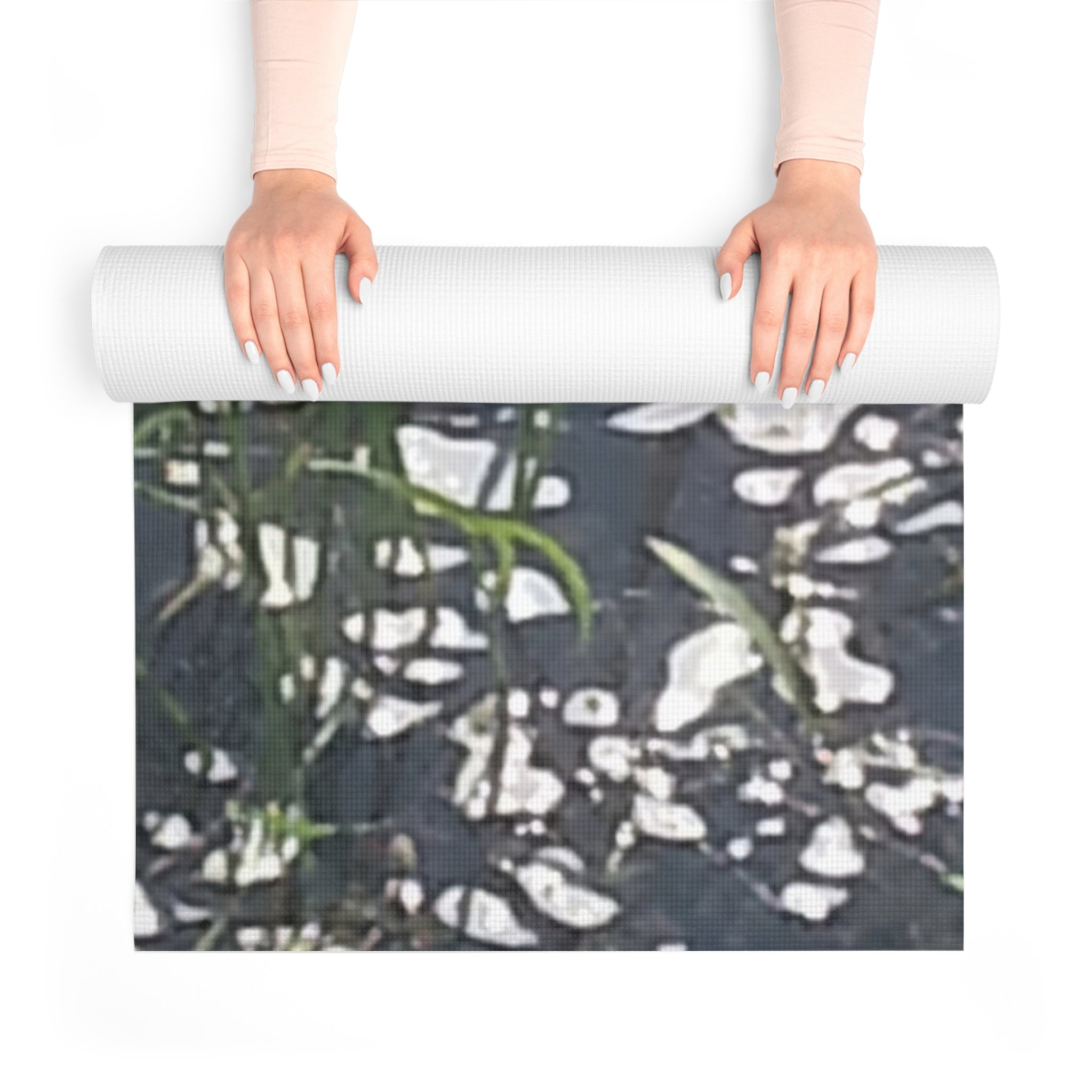 Deeply Rooted | Botanical Shadow Silhouette Yoga Mat | The Inspiration Collection