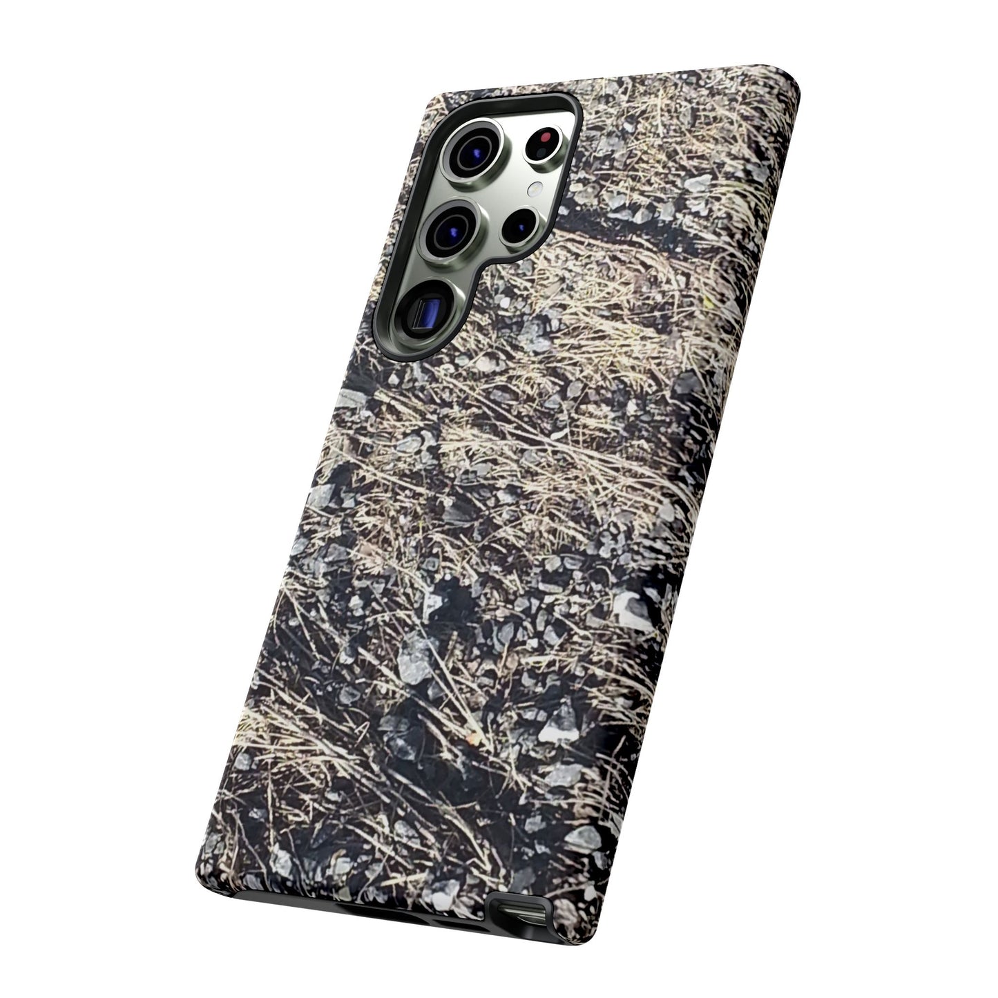 Phone Case -  Nature-Inspired Stone Bed Design for Outdoor Enthusiasts