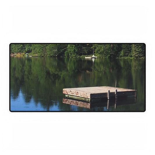 Desk Mat - Nature Serene Lakeside Workspace Décor