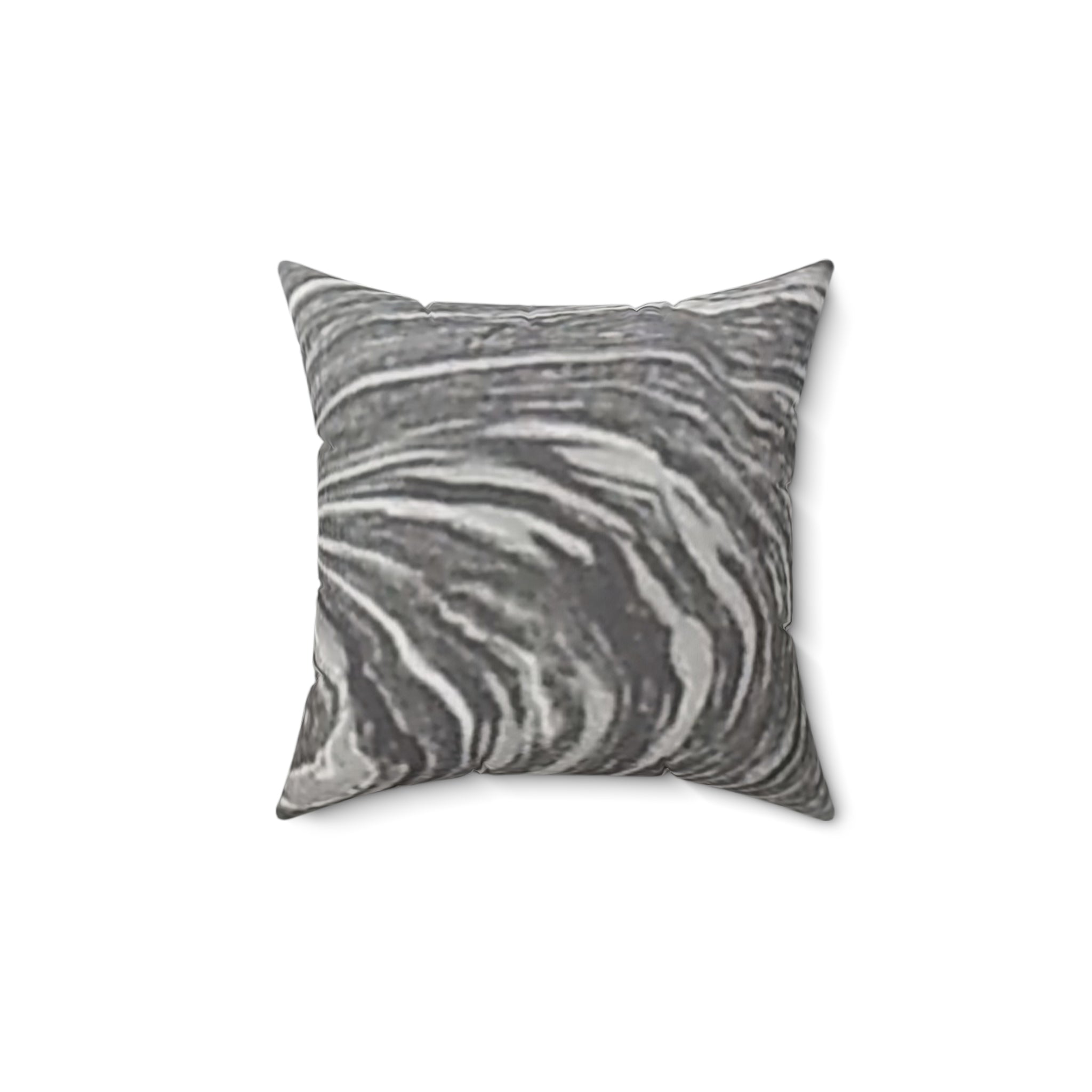Grounded Comfort | Charcoal Marbled Pillow | The Inspiration Collection