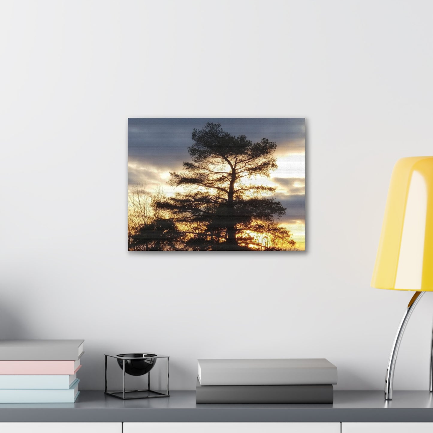 Canvas Art Print - Sunset Tree