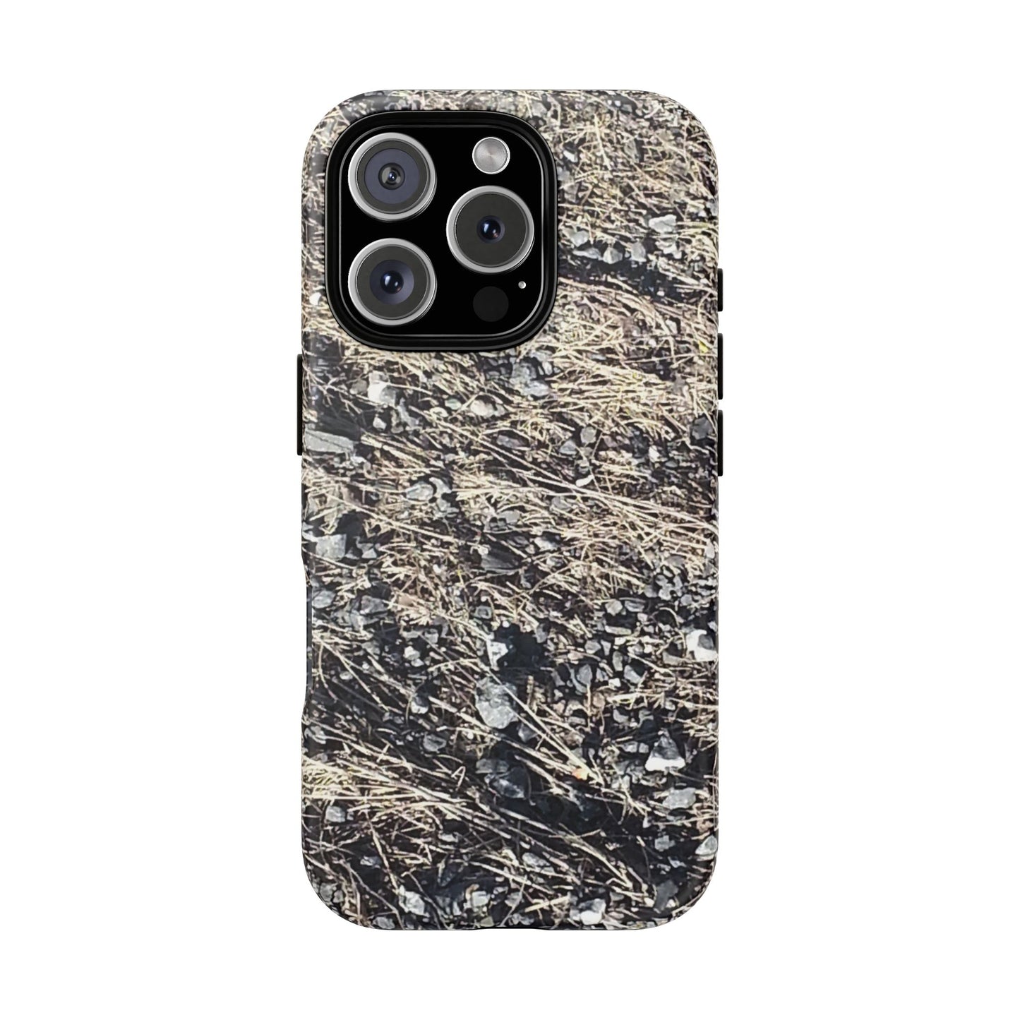 Phone Case -  Nature-Inspired Stone Bed Design for Outdoor Enthusiasts