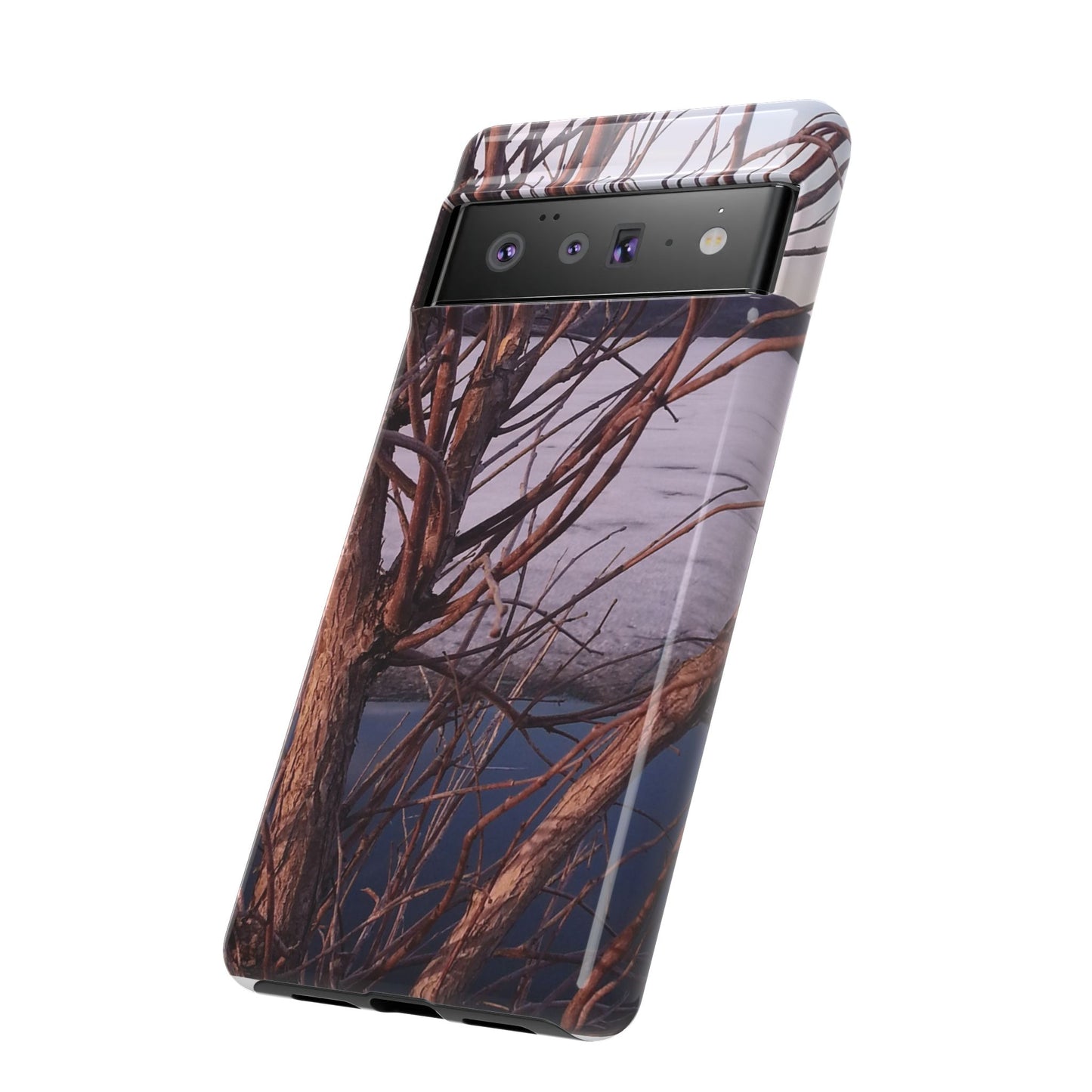 Phone Case - Nature-Inspired Winter Tree Design