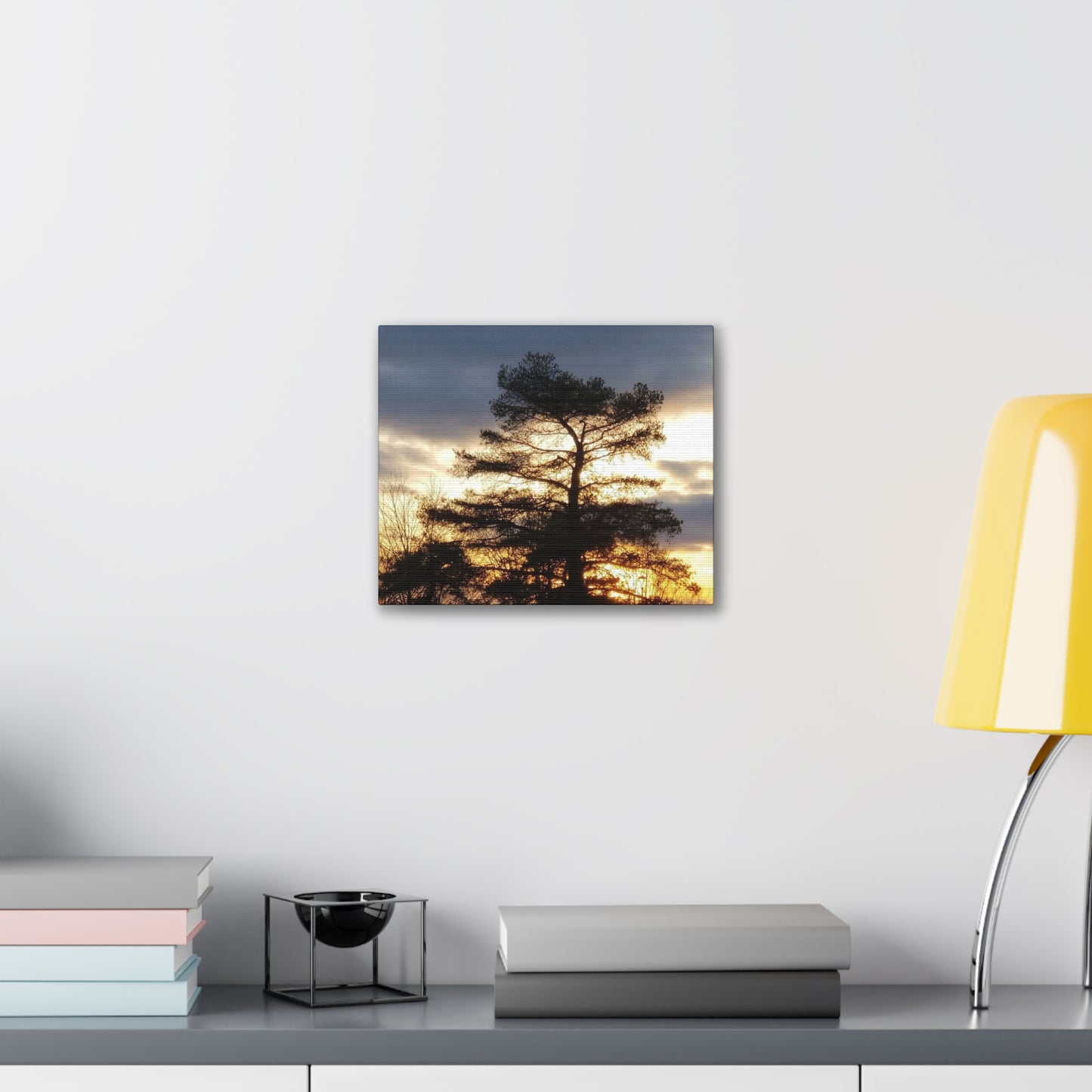 Canvas Art Print - Sunset Tree