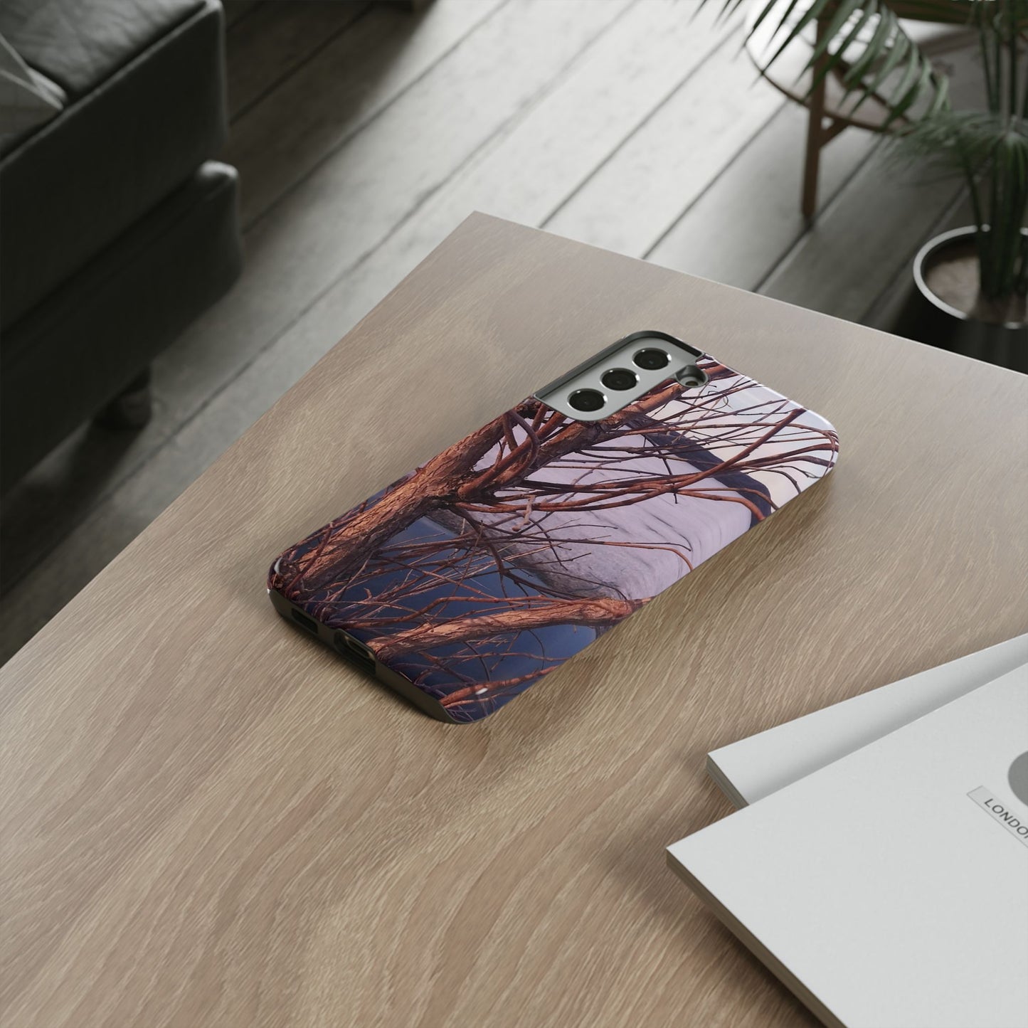 Phone Case - Nature-Inspired Winter Tree Design