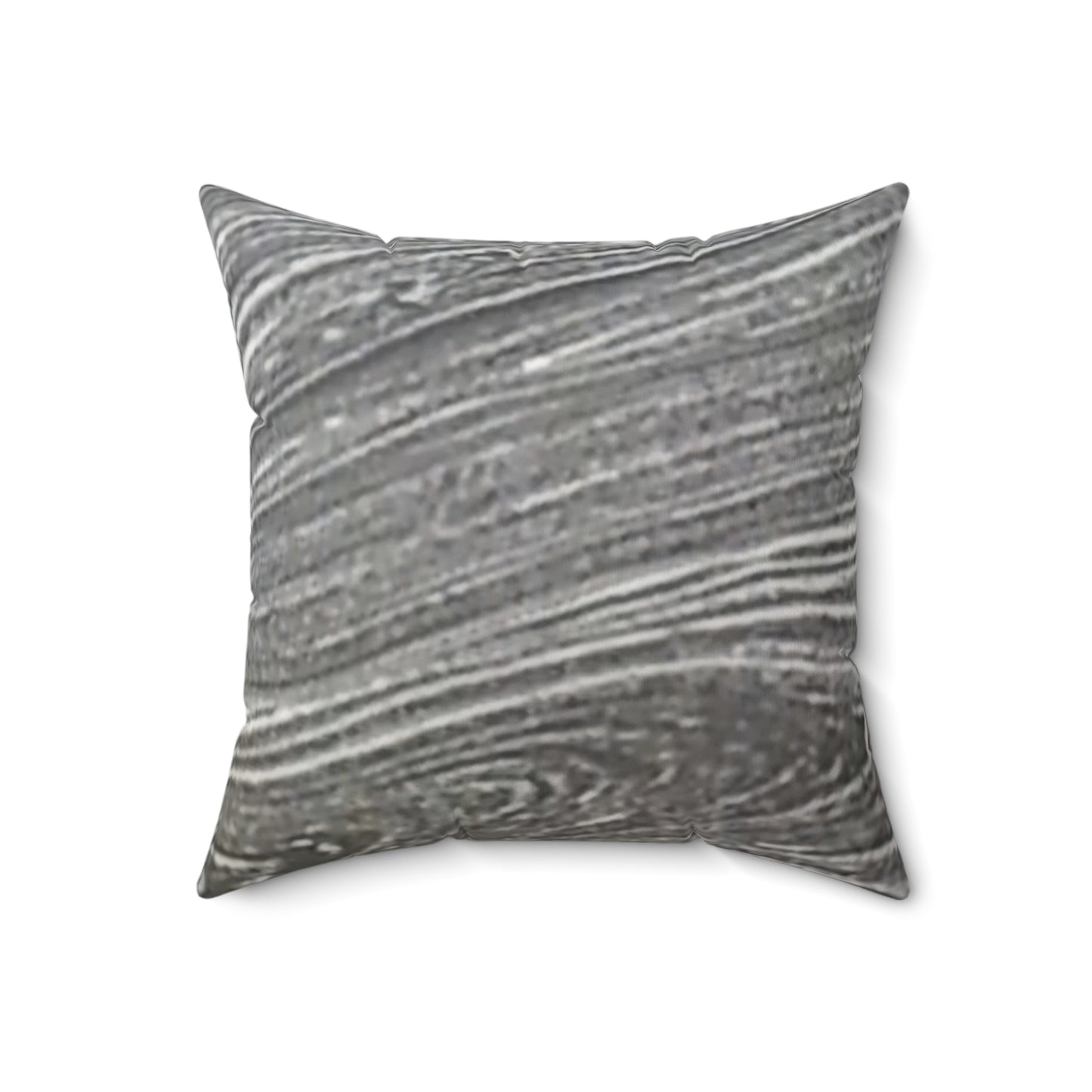 Nature-Inspired Decorative Square Pillow - #originalphotograph of a swirl in the river