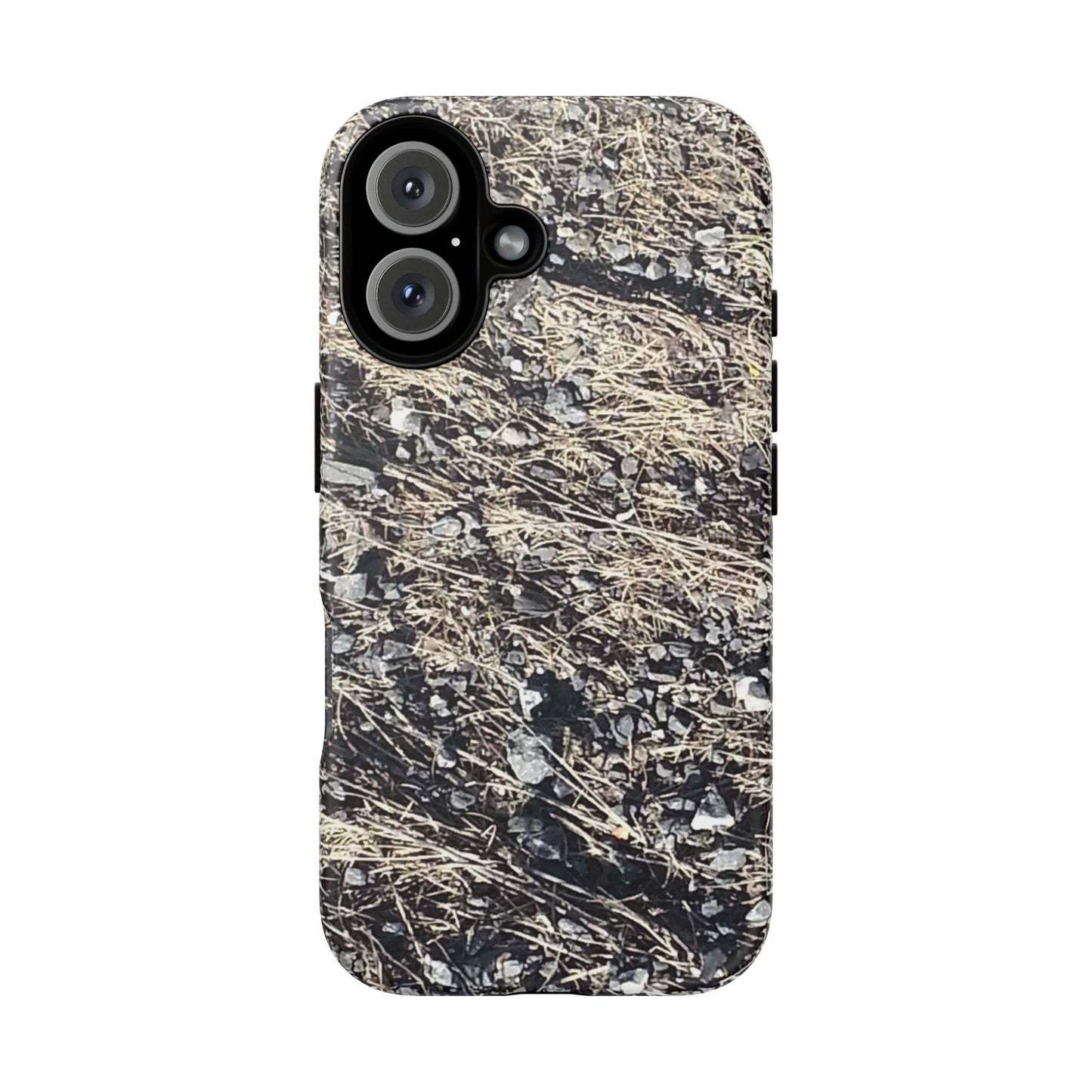 Phone Case -  Nature-Inspired Stone Bed Design for Outdoor Enthusiasts