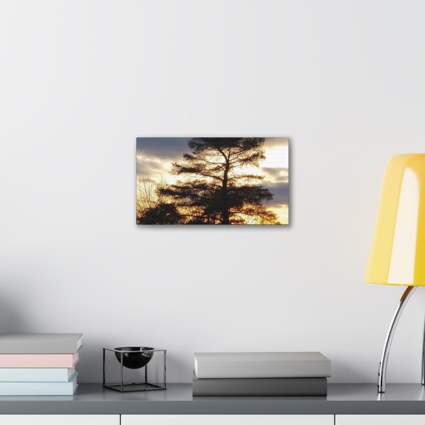 Canvas Art Print - Sunset Tree