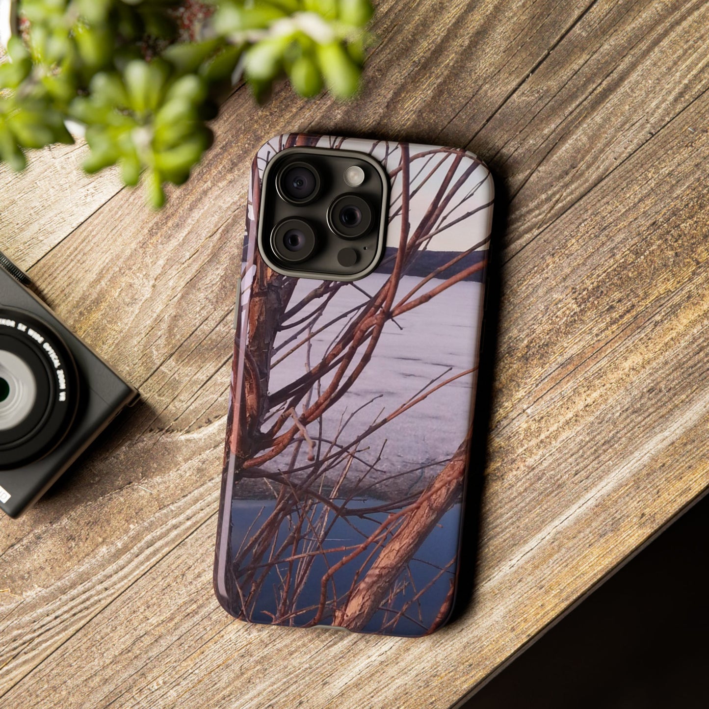 Nature-Inspired Phone Case with an #originalphotograph of branches in winter