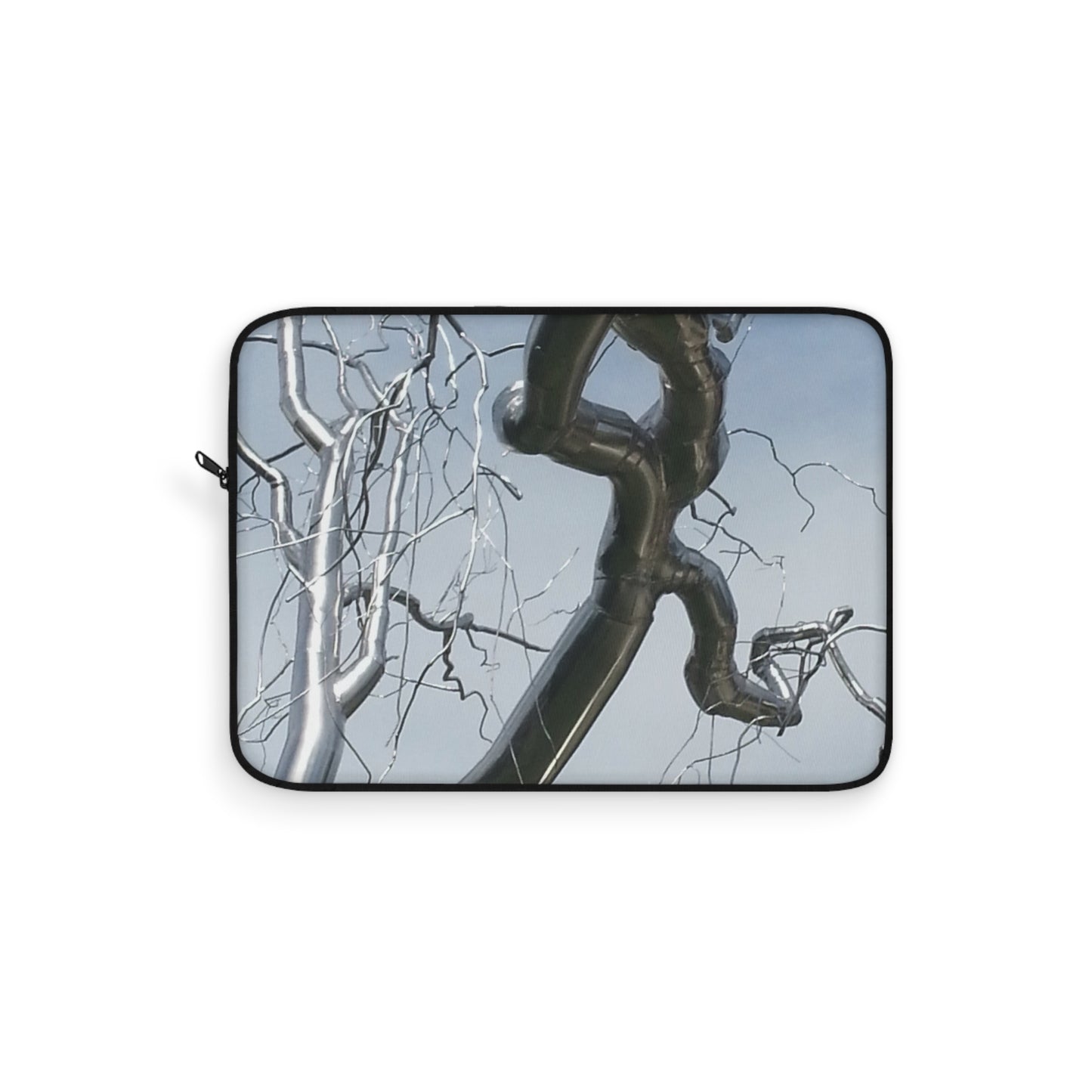 Laptop Sleeve - Modern Metallic Tree Design - Perfect for Nature Lovers & Artists