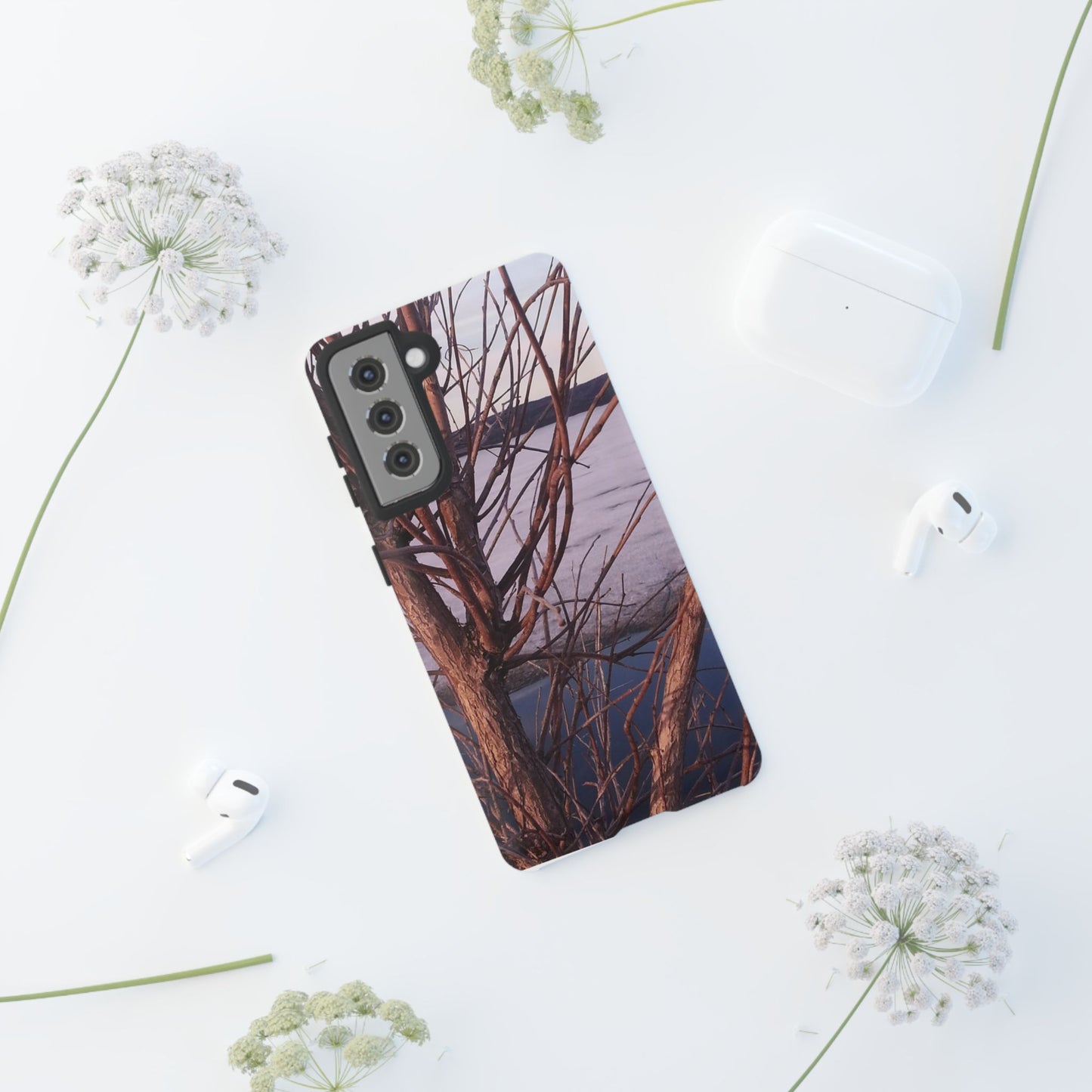 Phone Case - Nature-Inspired Winter Tree Design