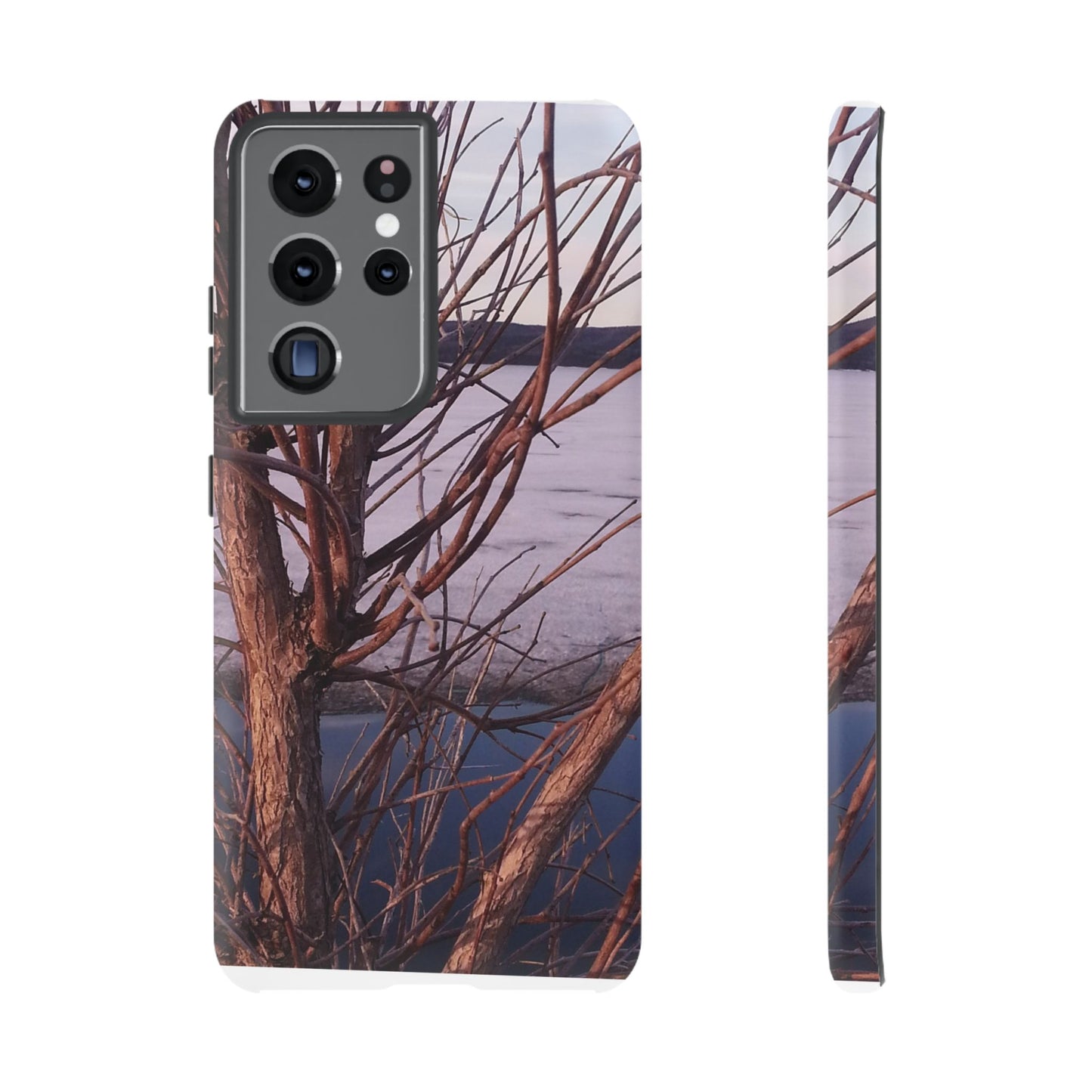 Phone Case - Nature-Inspired Winter Tree Design