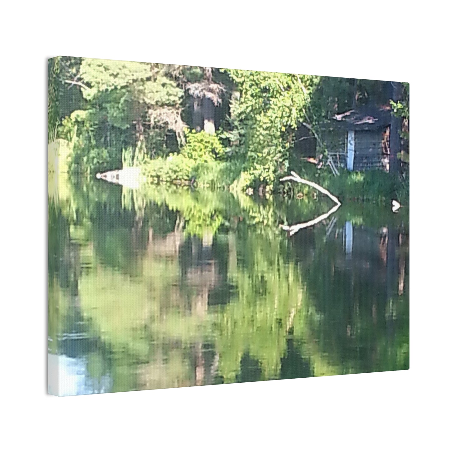 Canvas art - Tranquil Lake Reflection