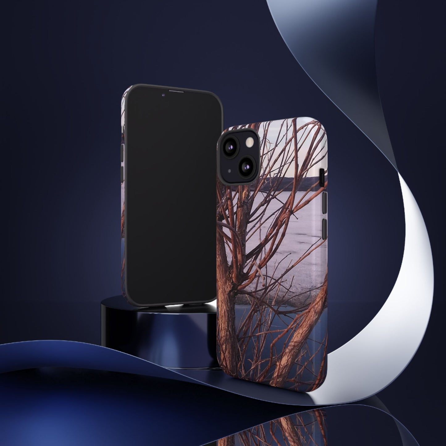 Phone Case - Nature-Inspired Winter Tree Design