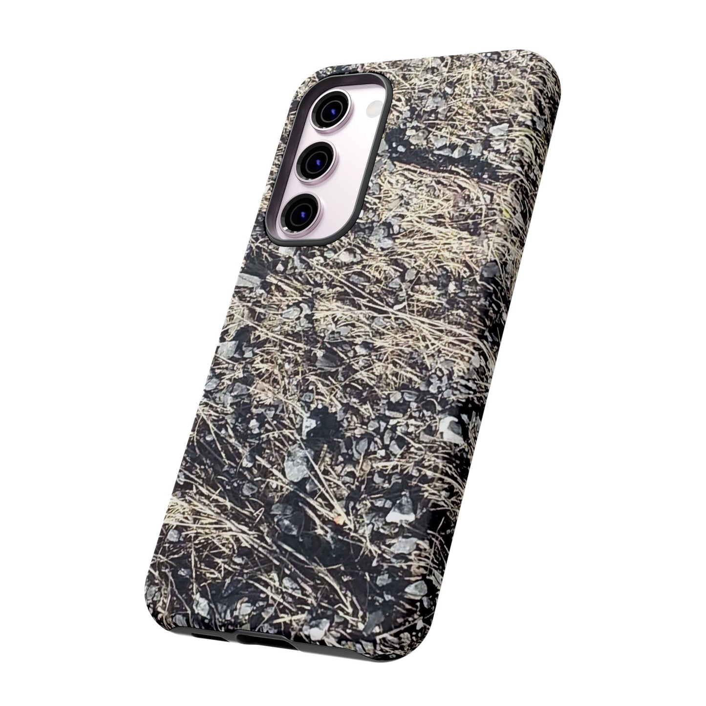 Phone Case -  Nature-Inspired Stone Bed Design for Outdoor Enthusiasts