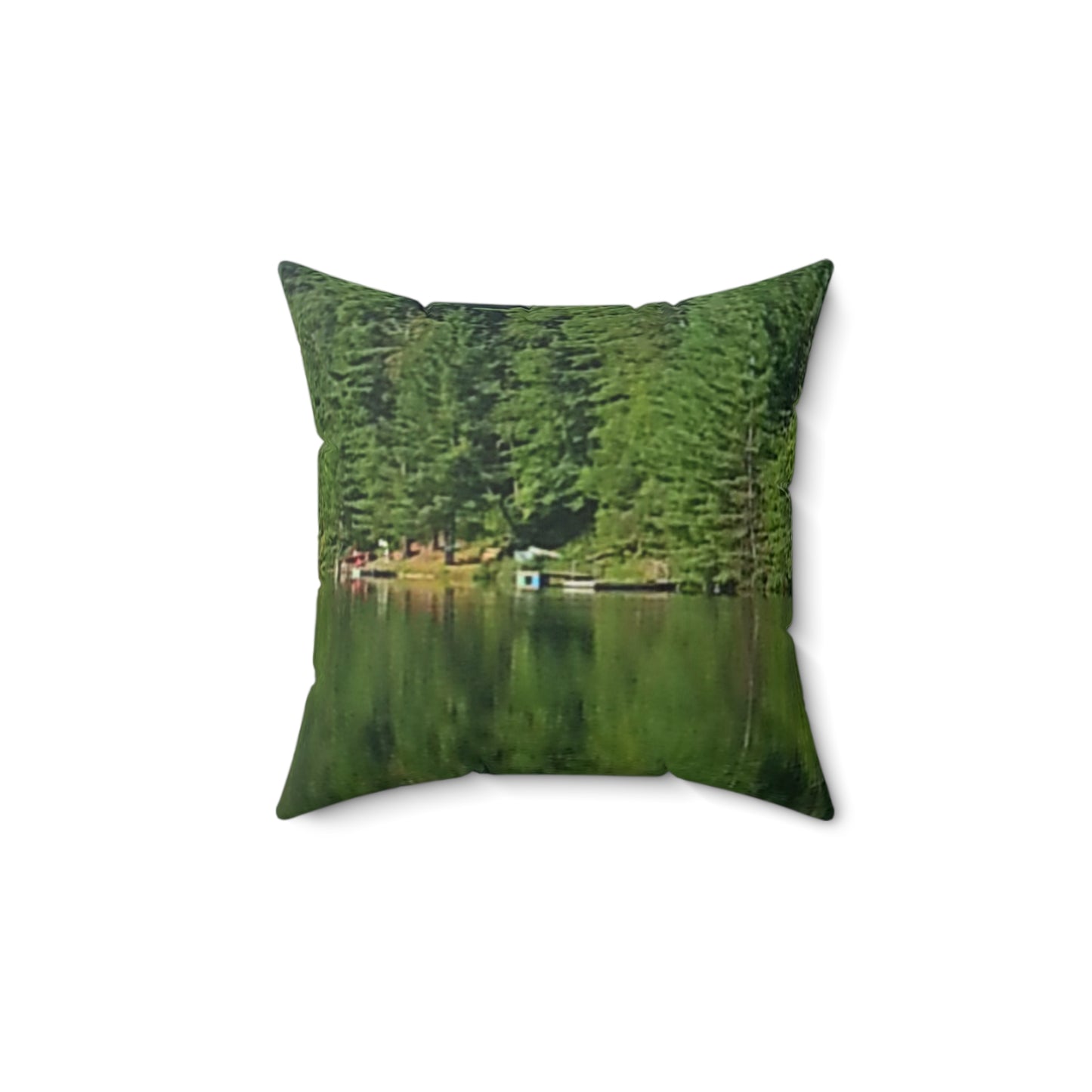 Serene Nature Square Pillow - Cozy Décor for Relaxation