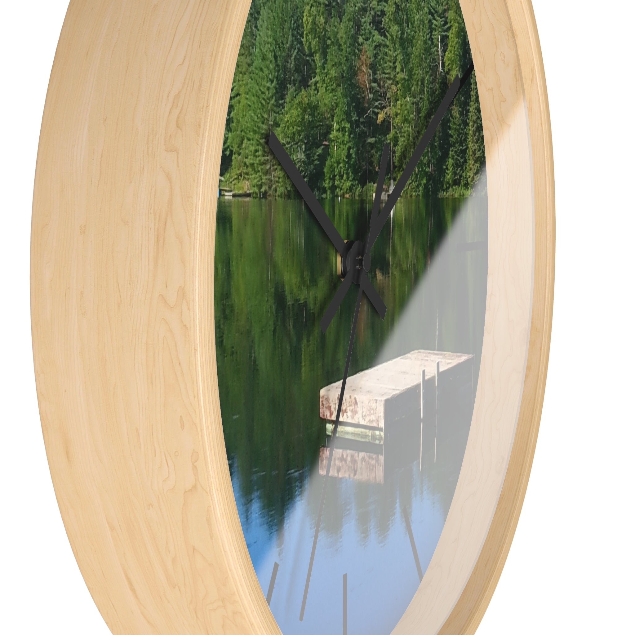 Liquid Peace | Gently Watercourse Silent Wall Clock | The Nurture Collection