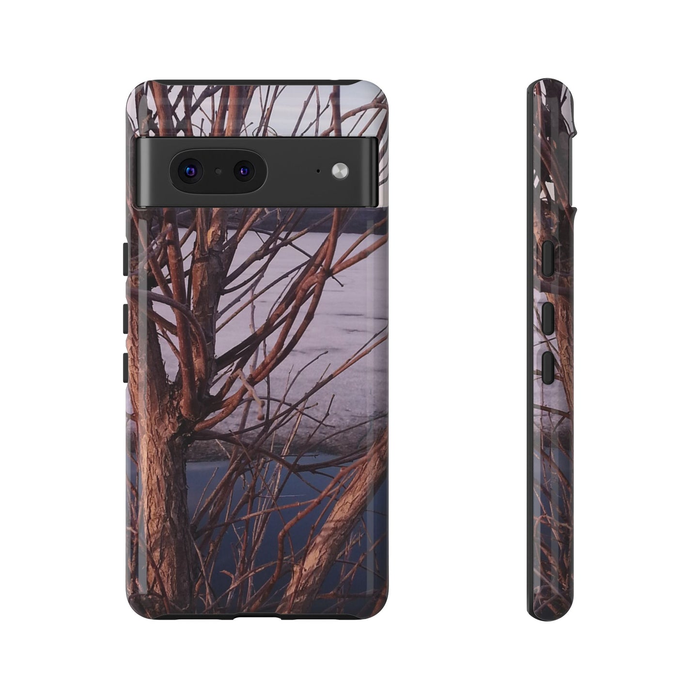 Phone Case - Nature-Inspired Winter Tree Design